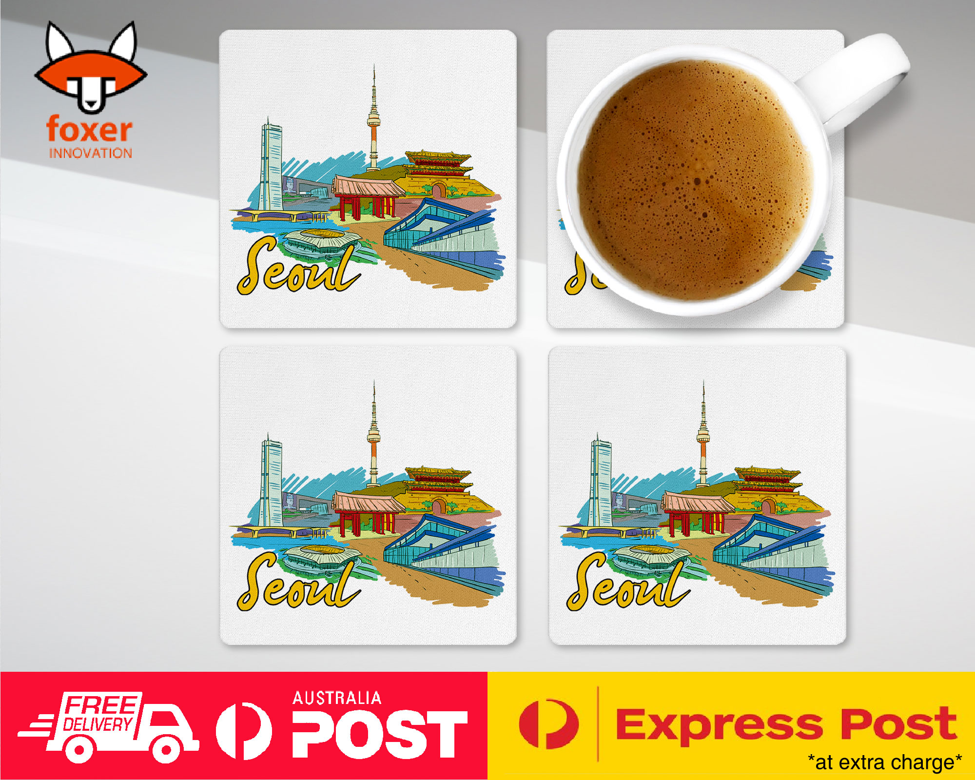 COASTER COFFEE DRINKING MAT|SEOUL SOUTH KOREA - Imagen 13 de 21