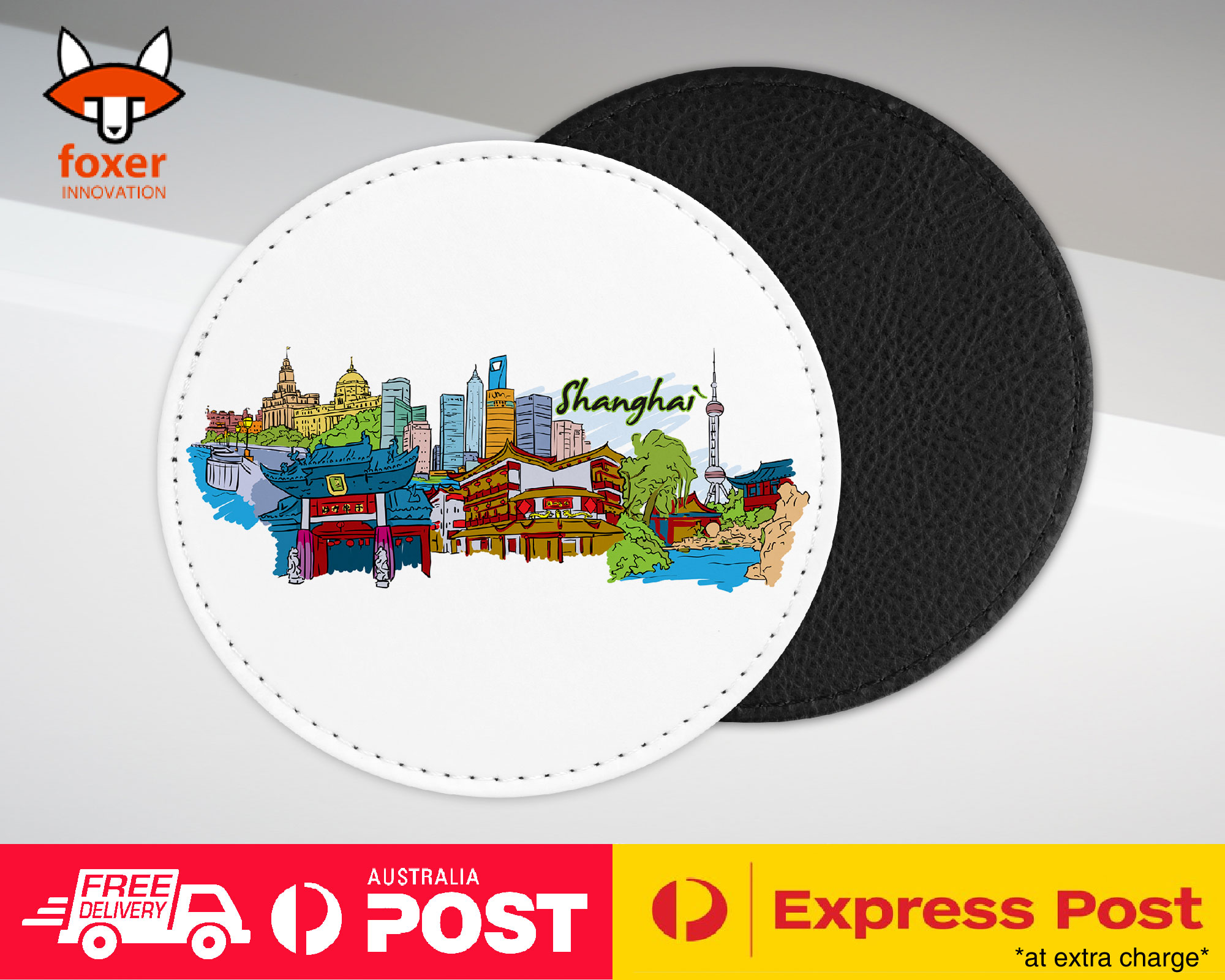 COASTER COFFEE DRINKING MAT|SHANGHAI CHINA