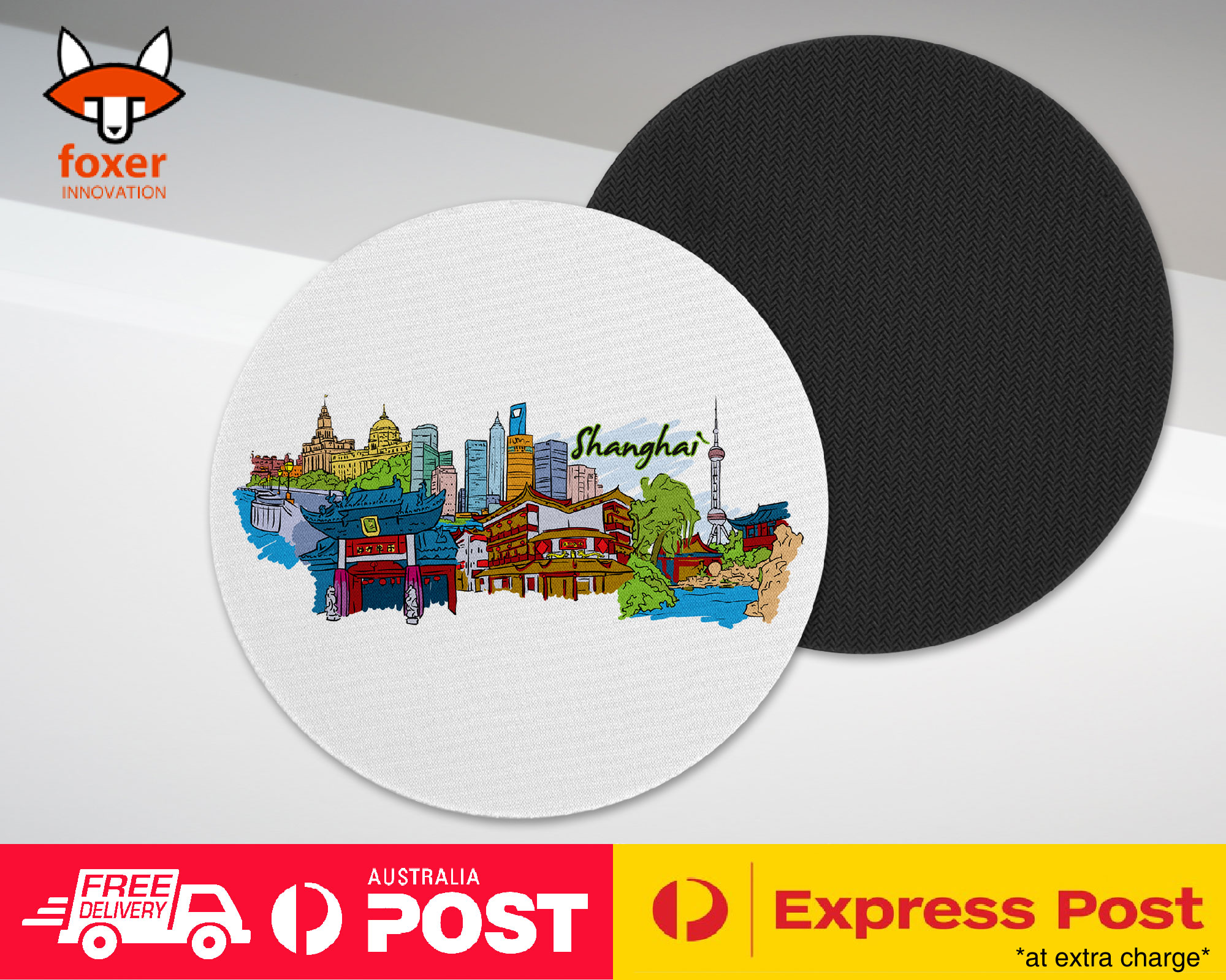 COASTER COFFEE DRINKING MAT|SHANGHAI CHINA