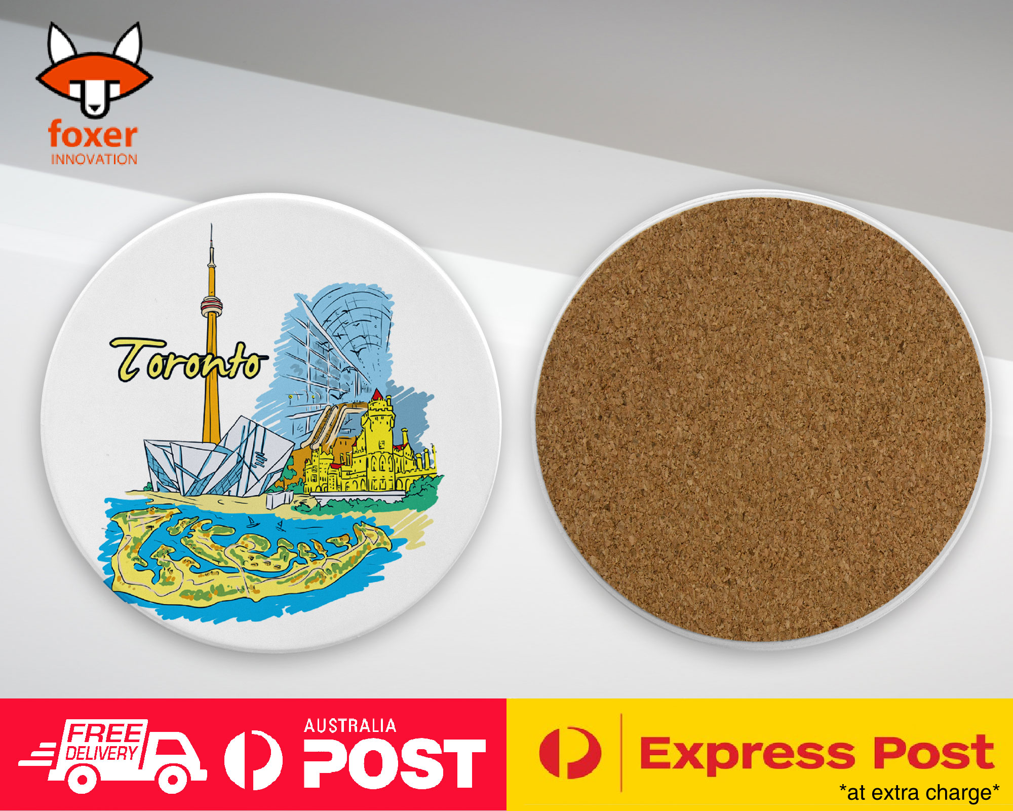 COASTER COFFEE DRINKING MAT|TORONTO CANADA