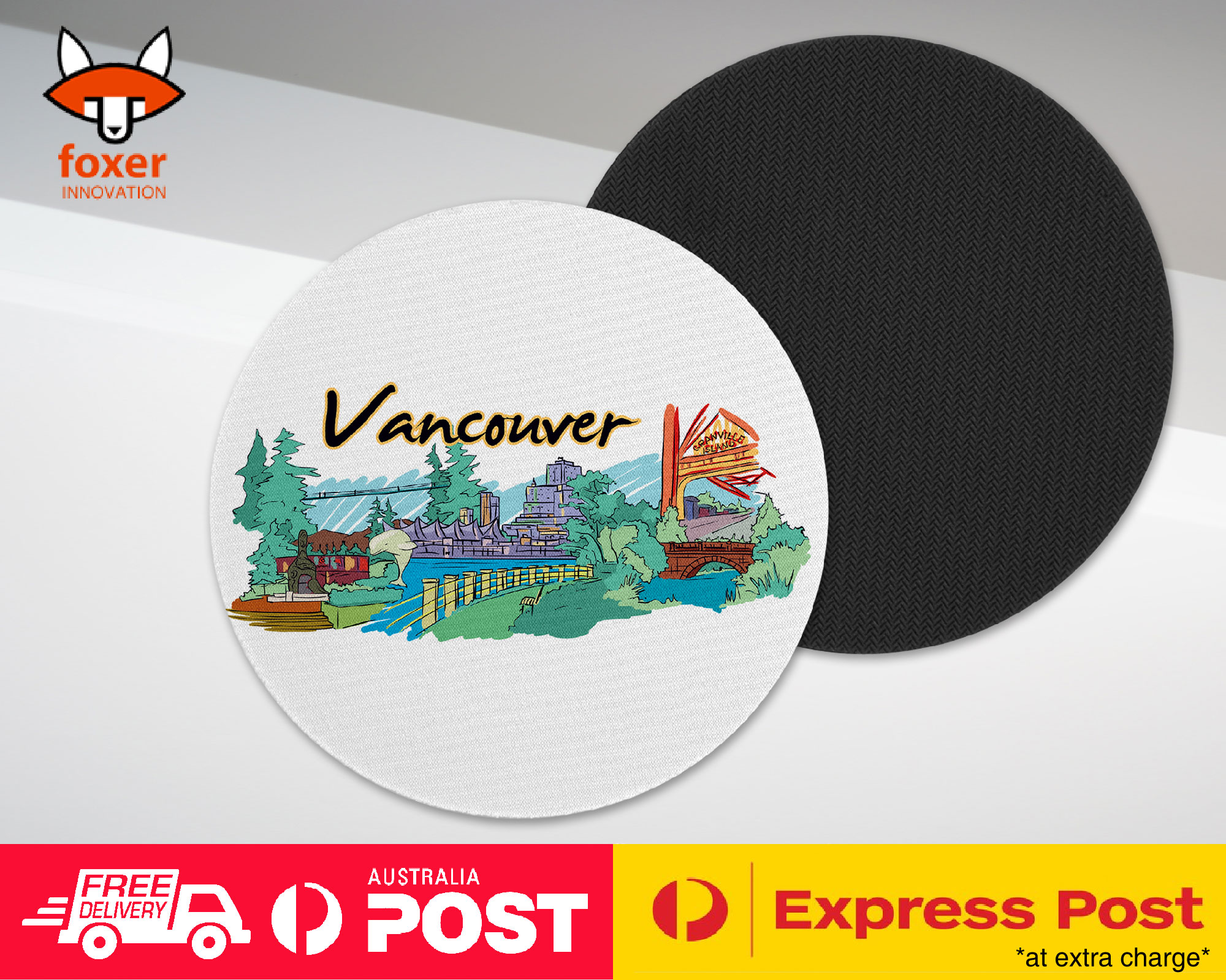 COASTER COFFEE DRINKING MAT|VANCOUVERI VANCOUVER CANADA