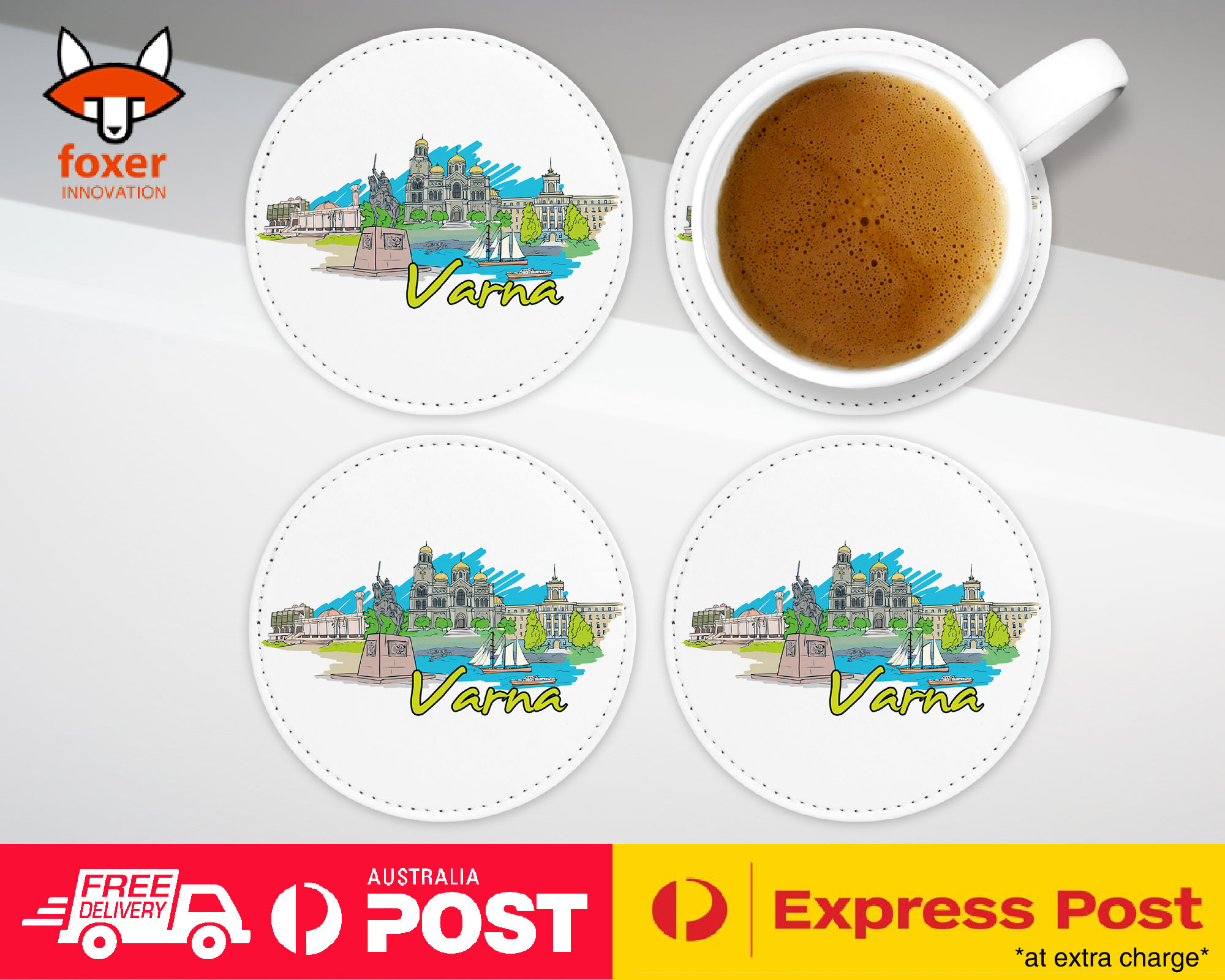 COASTER COFFEE DRINKING MAT|VARNA BULGARIA