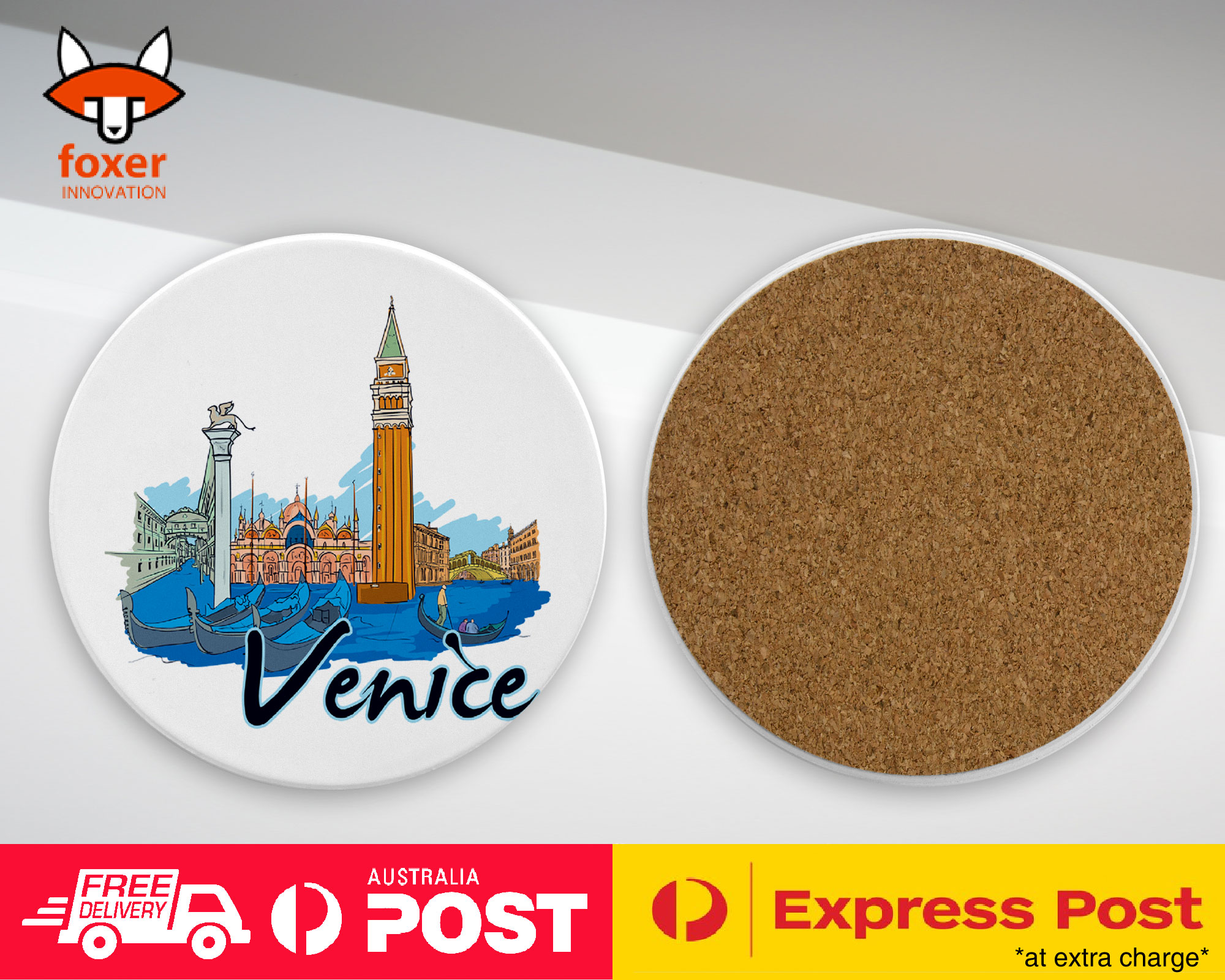 ALFOMBRA DE CAFÉ COASTER|VENECIA ITALIA - Imagen 8 de 21