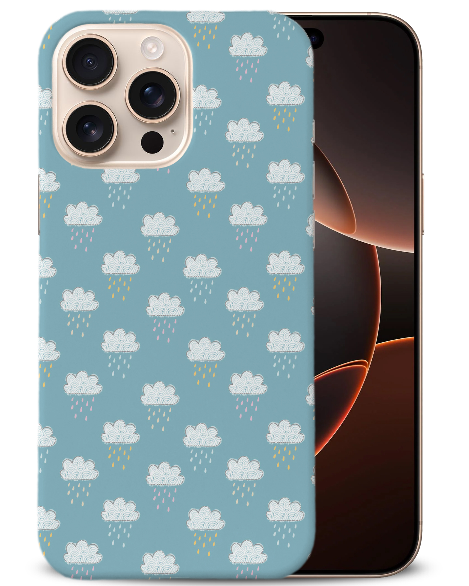 CASE COVER FOR APPLE IPHONE|SKY CLOUD PATTERN