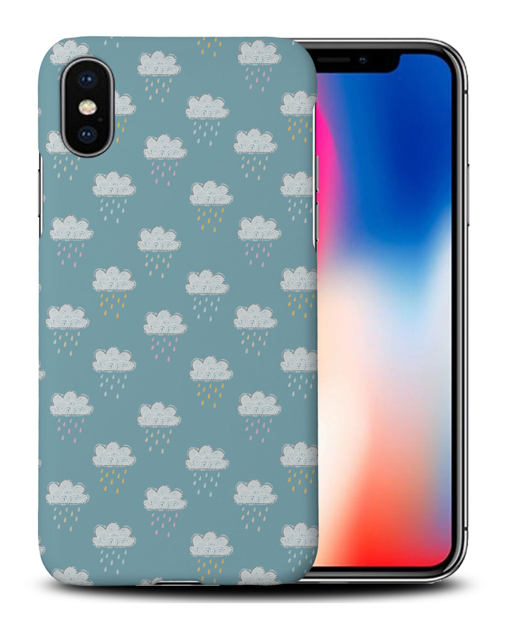 CASE COVER FOR APPLE IPHONE|SKY CLOUD PATTERN