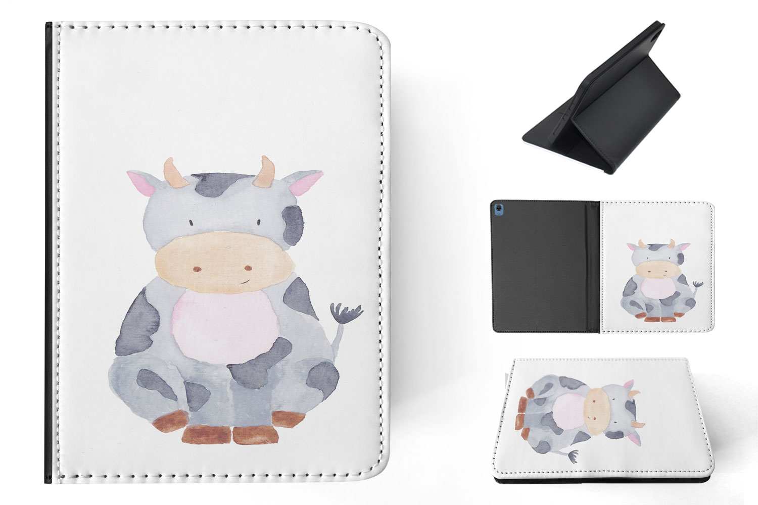 FUNDA FUNDA PARA APPLE IPAD|VACA ACUARELA - Imagen 11 de 55