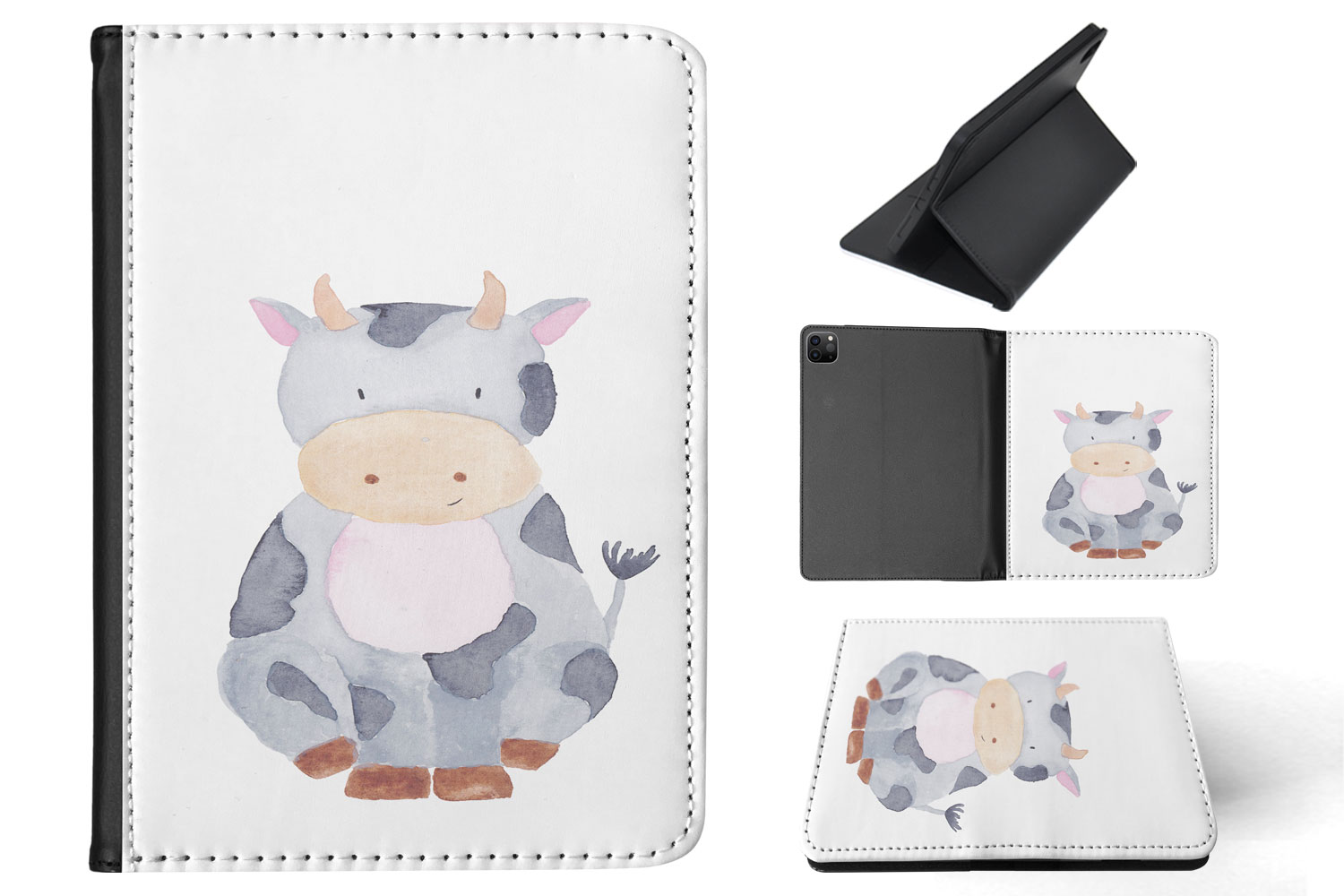 FUNDA FUNDA PARA APPLE IPAD|VACA ACUARELA - Imagen 36 de 55