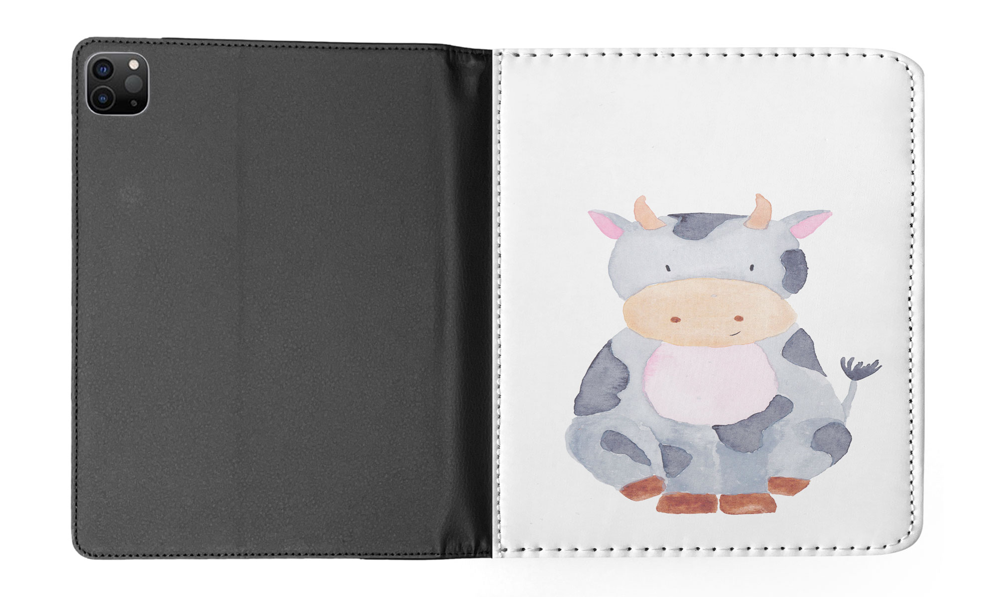 FUNDA FUNDA PARA APPLE IPAD|VACA ACUARELA - Imagen 39 de 55