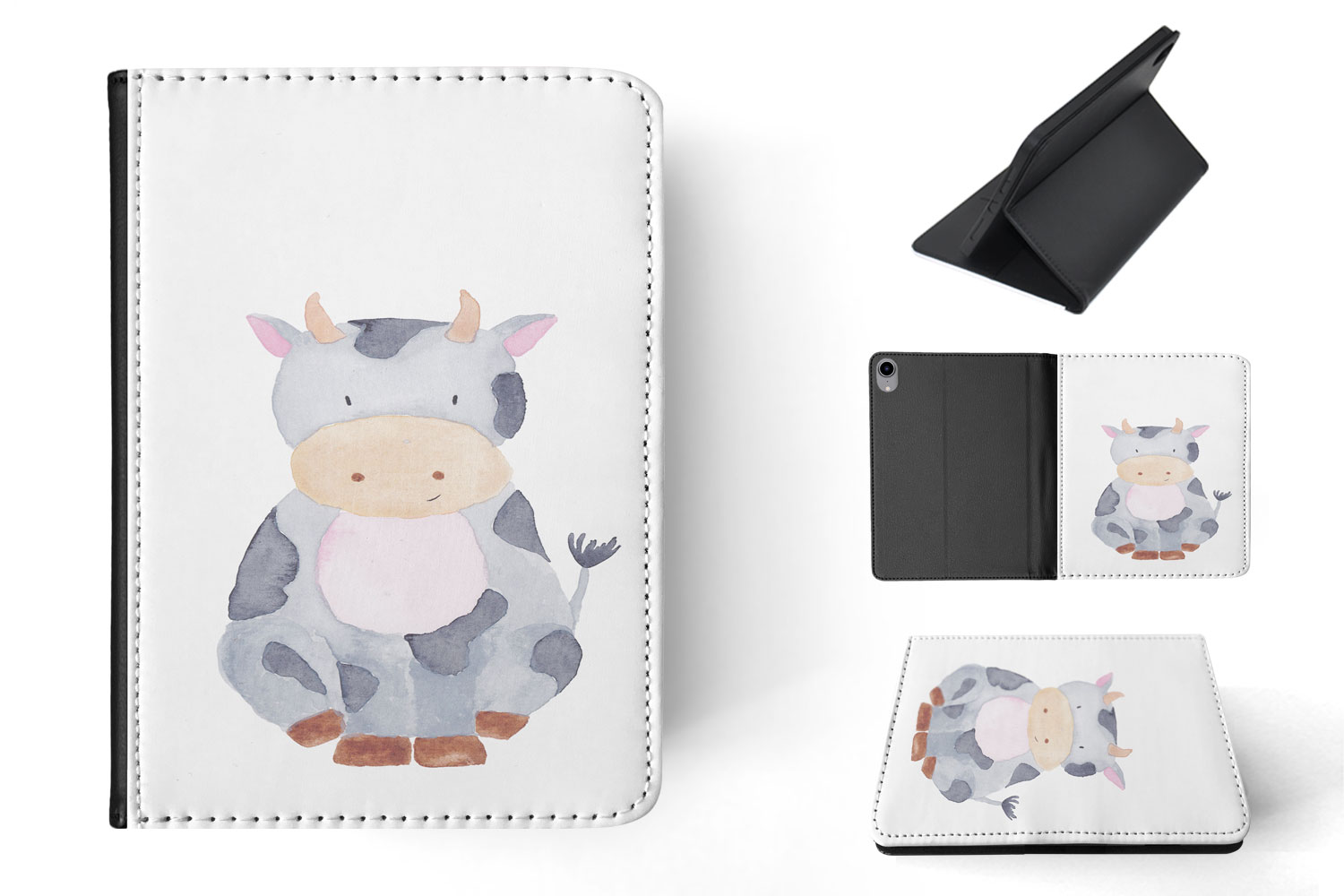 FUNDA FUNDA PARA APPLE IPAD|VACA ACUARELA - Imagen 6 de 55