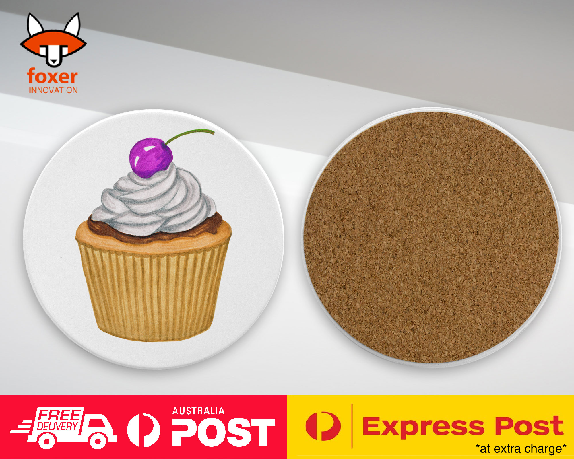 COASTER COFFEE DRINKING MAT|CUPCAKE SWEETS 1