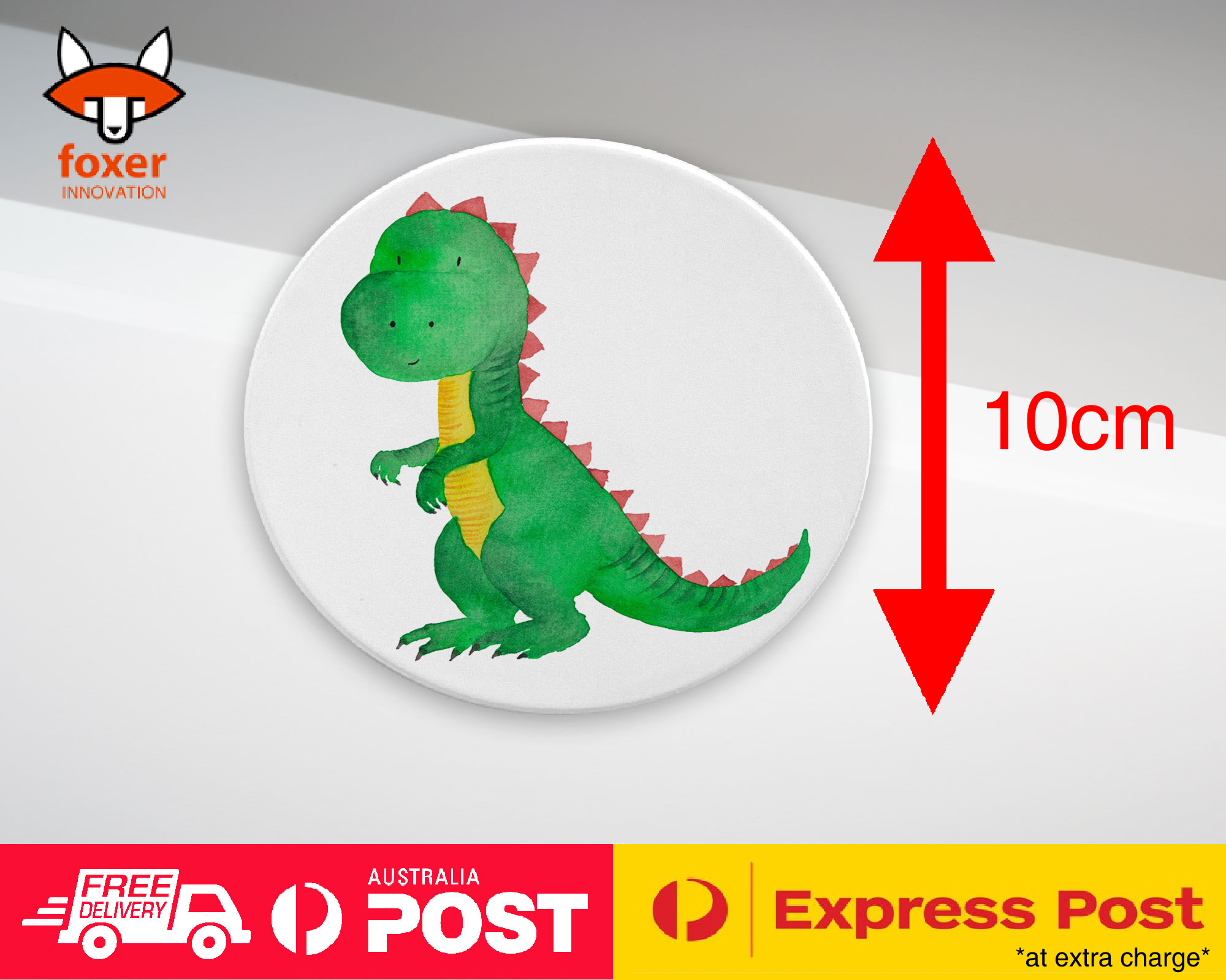 COASTER COFFEE DRINKING MAT|WATERCOLOR DINOSAUR