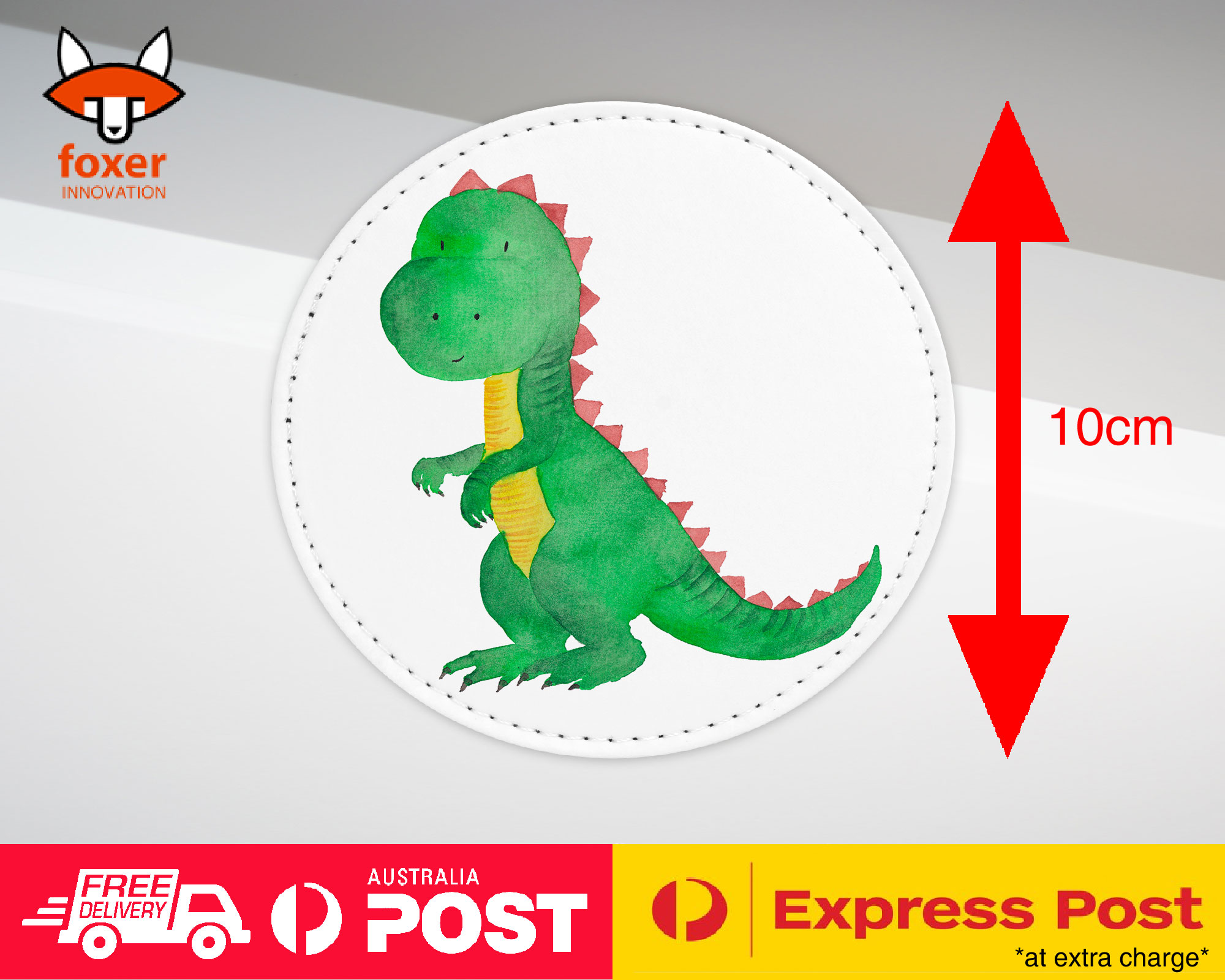 COASTER COFFEE DRINKING MAT|WATERCOLOR DINOSAUR