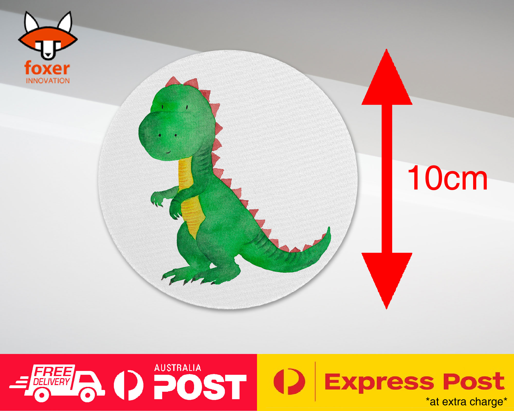 COASTER COFFEE DRINKING MAT|WATERCOLOR DINOSAUR