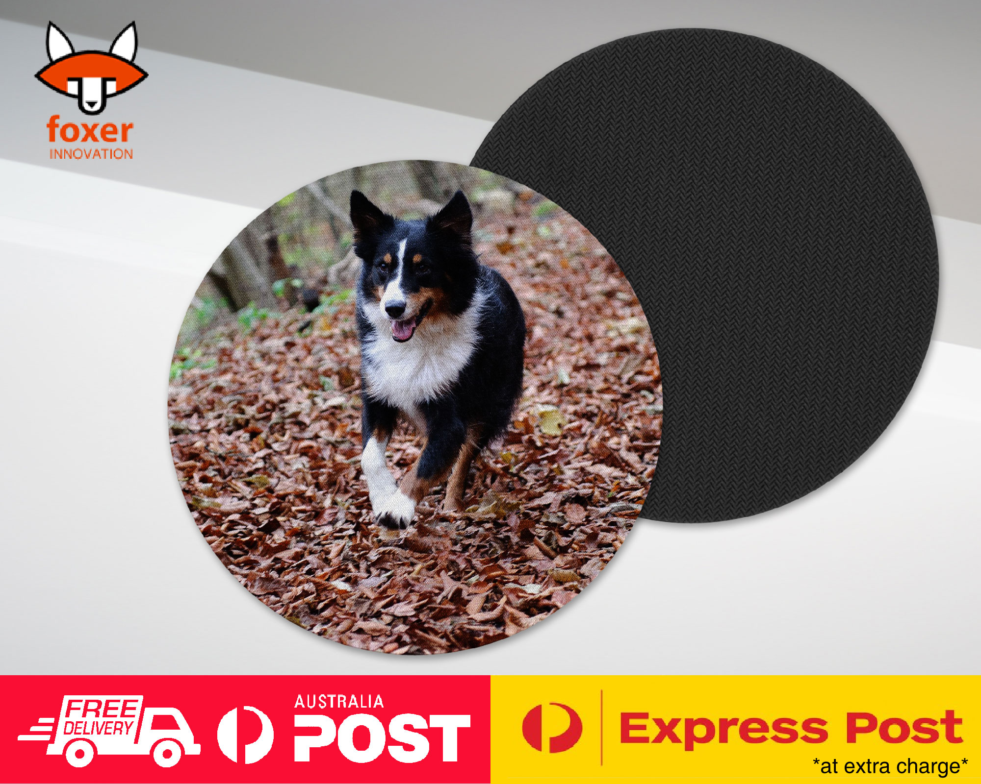 COASTER COFFEE DRINKING MAT|AUSTRALIAN SHEPHERD DOG 2