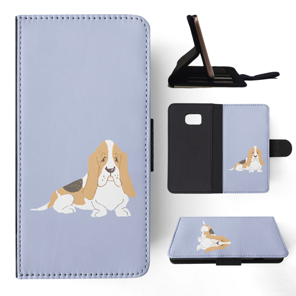 FLIP CASE FOR SAMSUNG GALAXY|BASSET HOUND DOG 2 - Picture 111 of 120