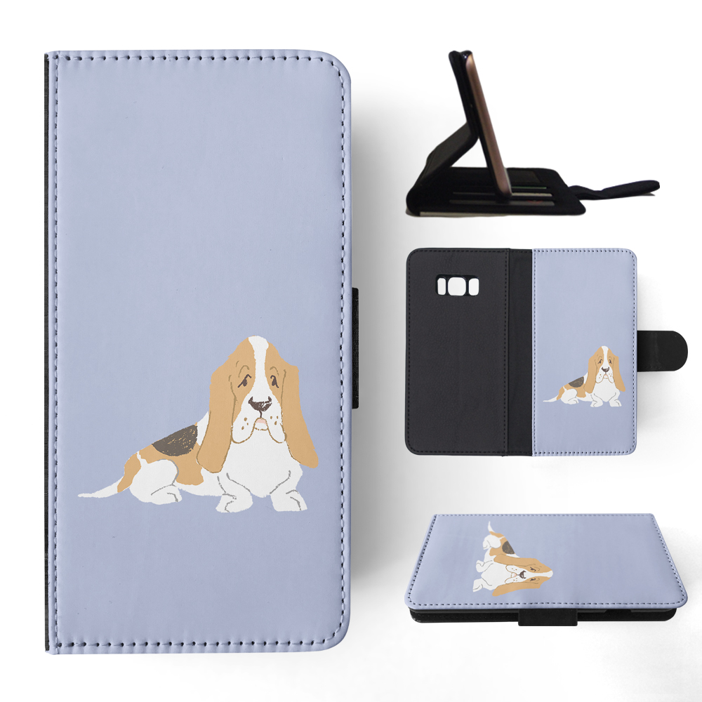 FLIP CASE FOR SAMSUNG GALAXY|BASSET HOUND DOG 2 - Picture 106 of 120