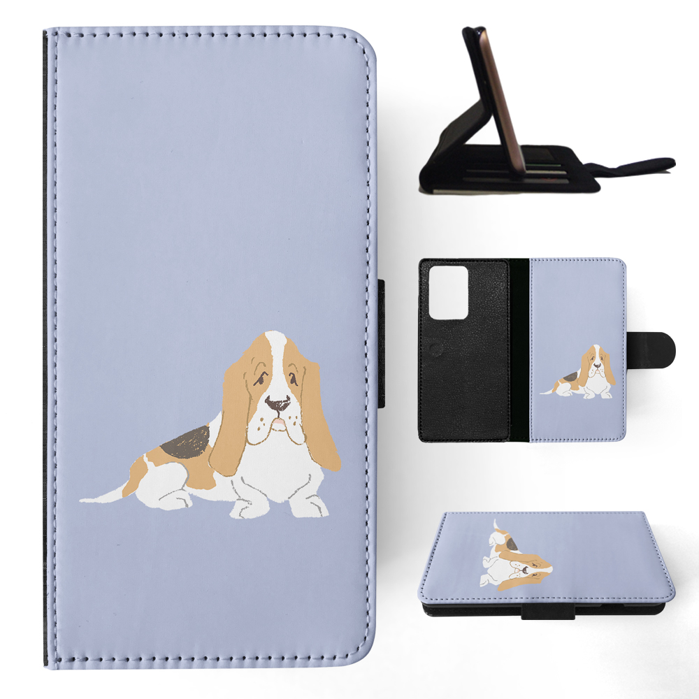 FLIP CASE FOR SAMSUNG GALAXY|BASSET HOUND DOG 2 - Picture 66 of 120