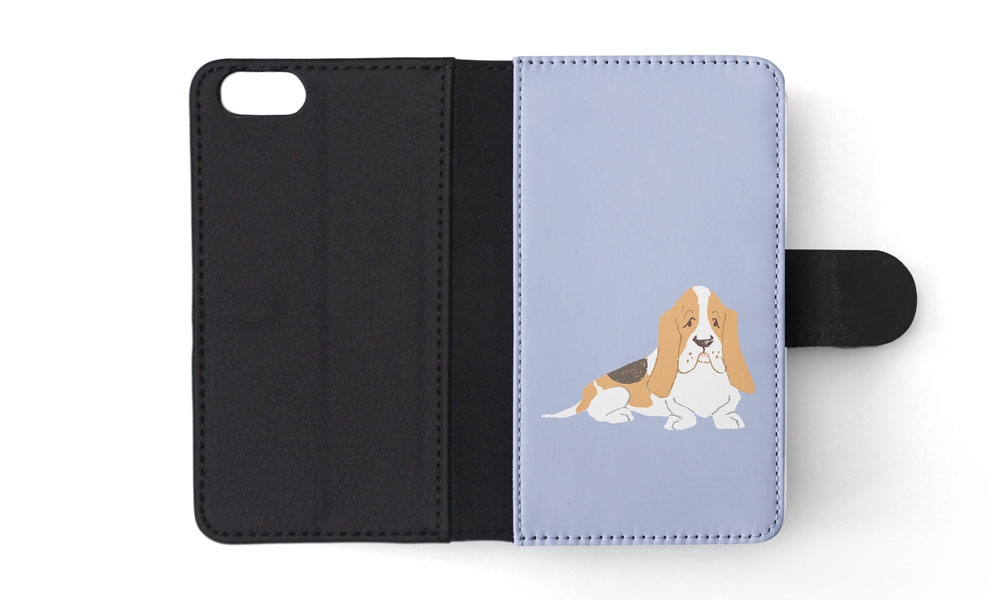 FLIP CASE FOR APPLE IPHONE|BASSET HOUND DOG 2 - Picture 172 of 193
