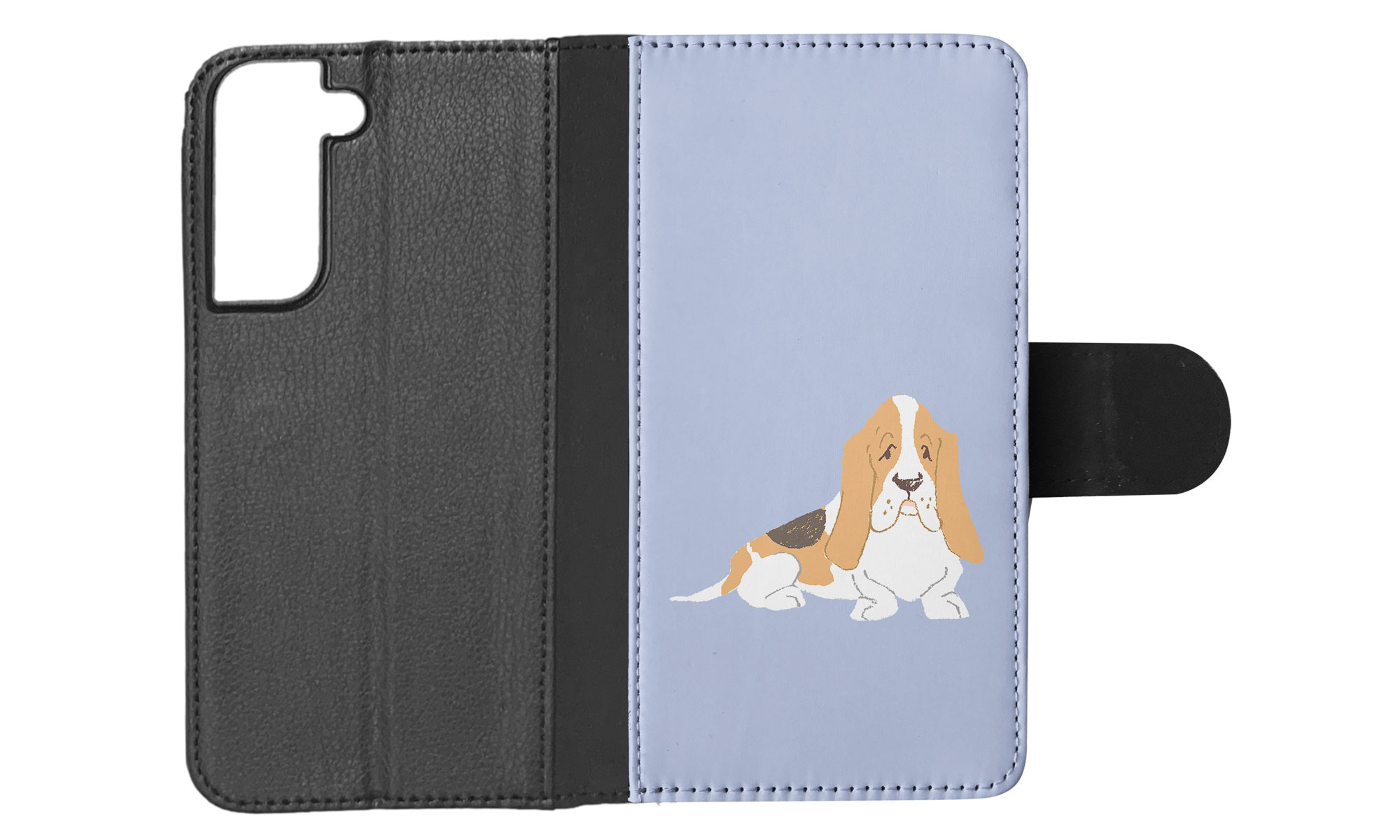FLIP CASE FOR SAMSUNG GALAXY|BASSET HOUND DOG 2 - Picture 44 of 120