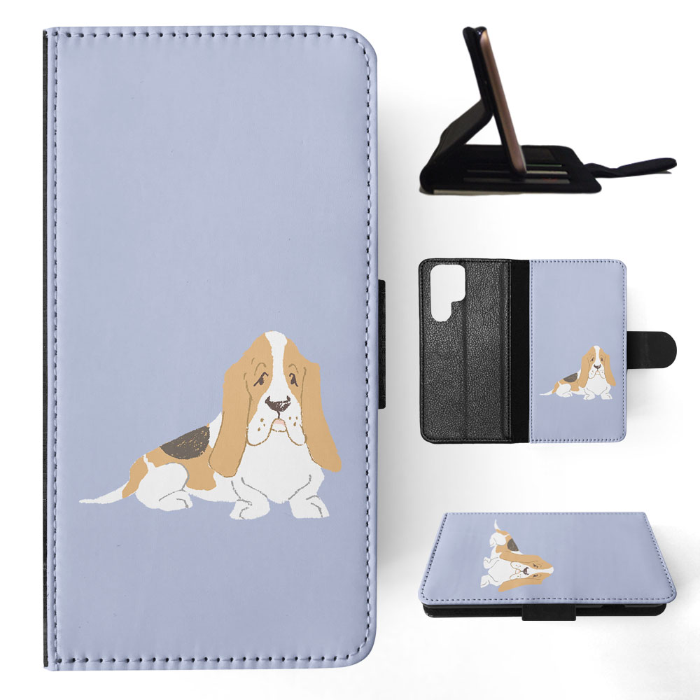 FLIP CASE FOR SAMSUNG GALAXY|BASSET HOUND DOG 2 - Picture 36 of 120