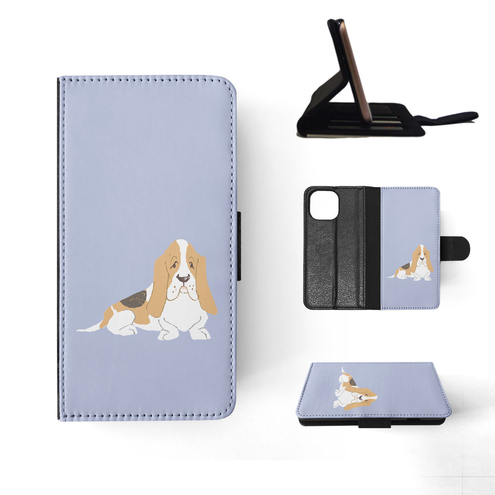 FLIP CASE FOR APPLE IPHONE|BASSET HOUND DOG 2 - Picture 81 of 193