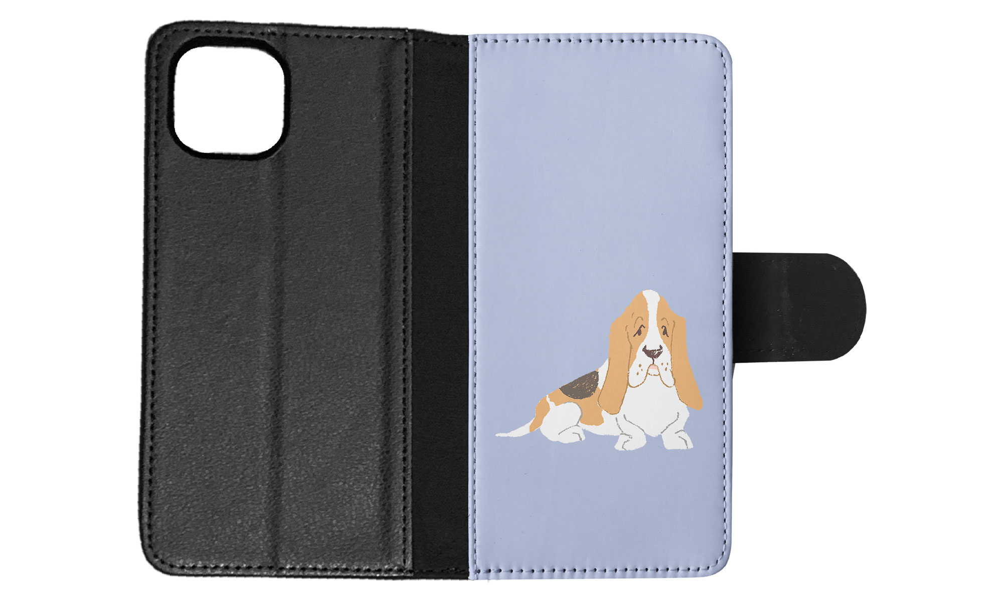 FLIP CASE FOR APPLE IPHONE|BASSET HOUND DOG 2 - Picture 59 of 193