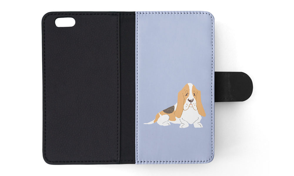 FLIP CASE FOR APPLE IPHONE|BASSET HOUND DOG 2 - Picture 162 of 193