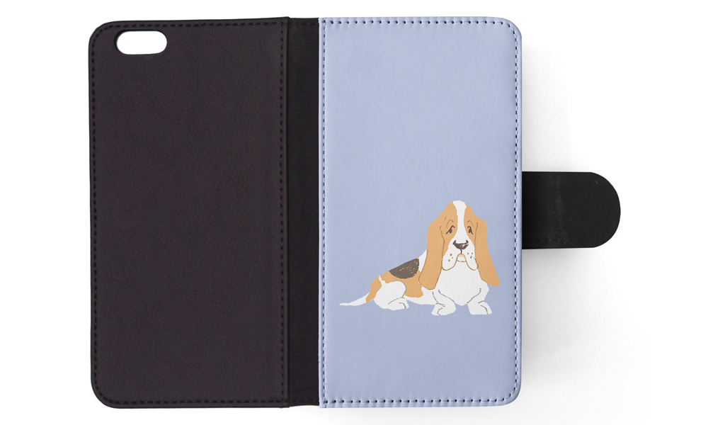 FLIP CASE FOR APPLE IPHONE|BASSET HOUND DOG 2 - Picture 152 of 193