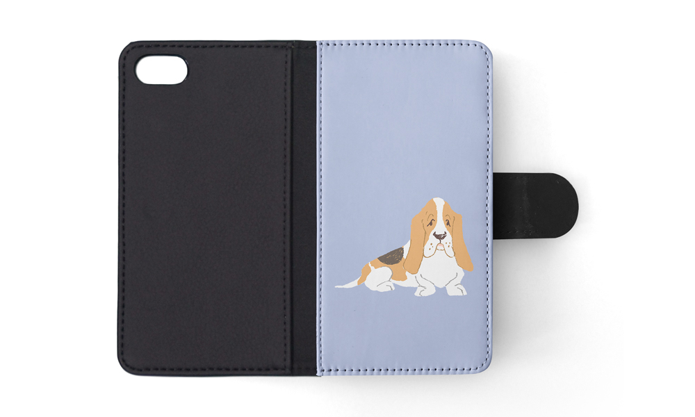 FLIP CASE FOR APPLE IPHONE|BASSET HOUND DOG 2 - Picture 137 of 193