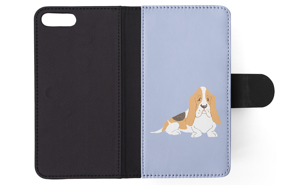FLIP CASE FOR APPLE IPHONE|BASSET HOUND DOG 2 - Picture 132 of 193