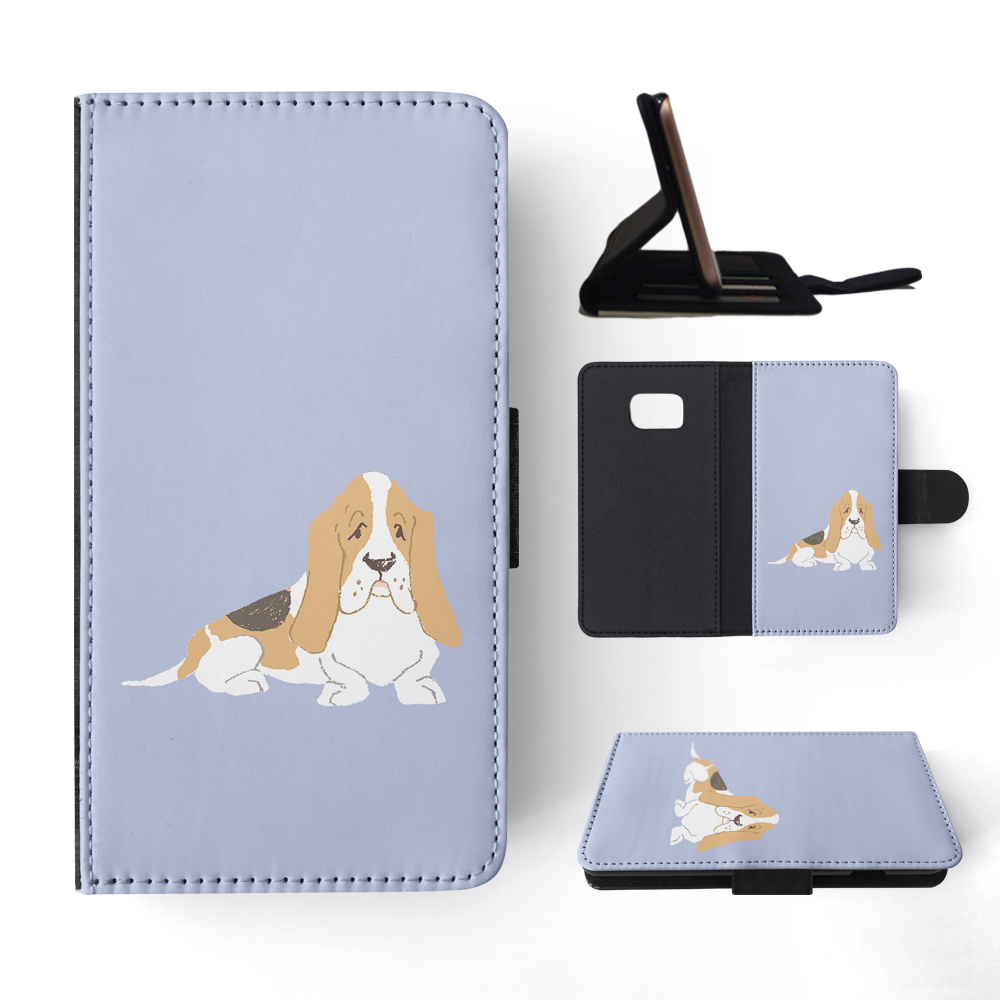 FLIP CASE FOR SAMSUNG GALAXY|BASSET HOUND DOG 2 - Picture 116 of 120