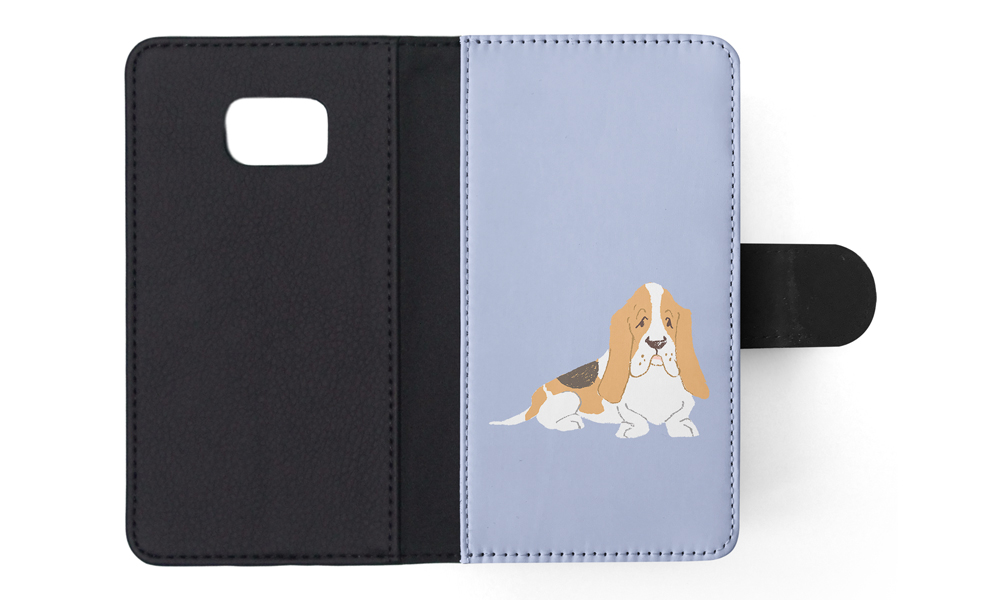 FLIP CASE FOR SAMSUNG GALAXY|BASSET HOUND DOG 2 - Picture 119 of 120