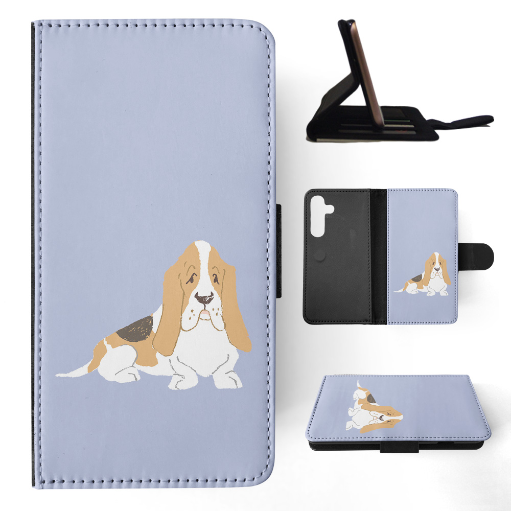 FLIP CASE FOR SAMSUNG GALAXY|BASSET HOUND DOG 2 - Picture 16 of 120