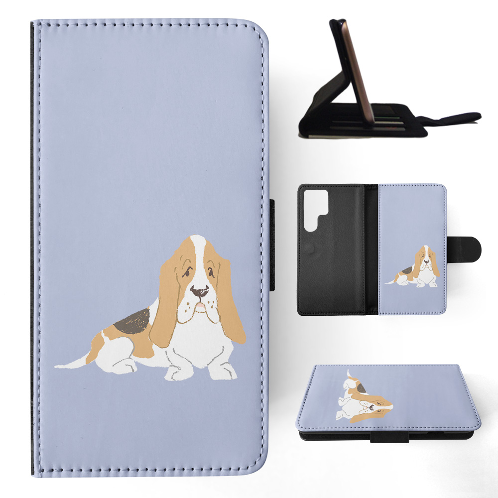 FLIP CASE FOR SAMSUNG GALAXY|BASSET HOUND DOG 2 - Picture 6 of 120
