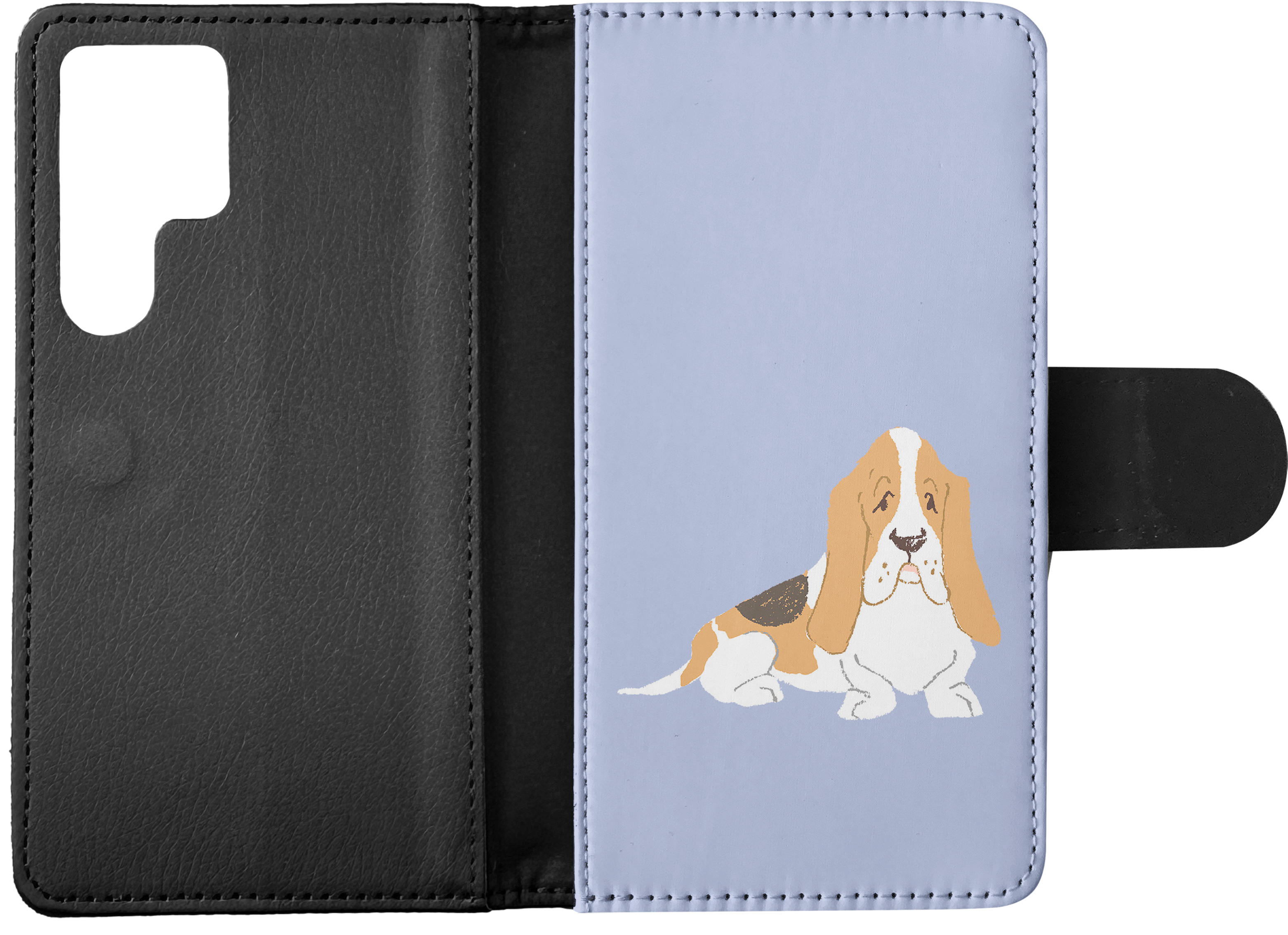 FLIP CASE FOR SAMSUNG GALAXY|BASSET HOUND DOG 2 - Picture 9 of 120