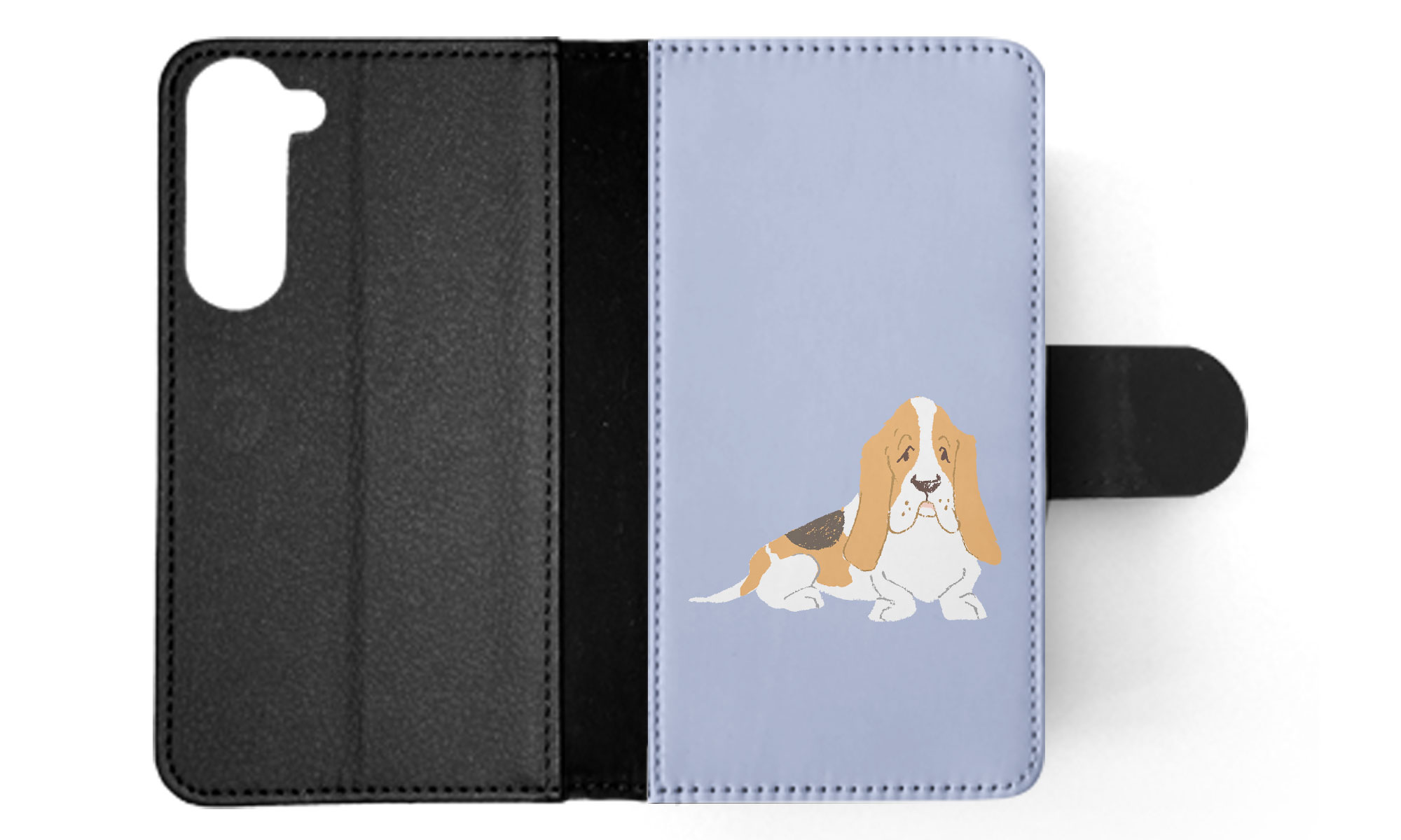 FLIP CASE FOR SAMSUNG GALAXY|BASSET HOUND DOG 2 - Picture 29 of 120