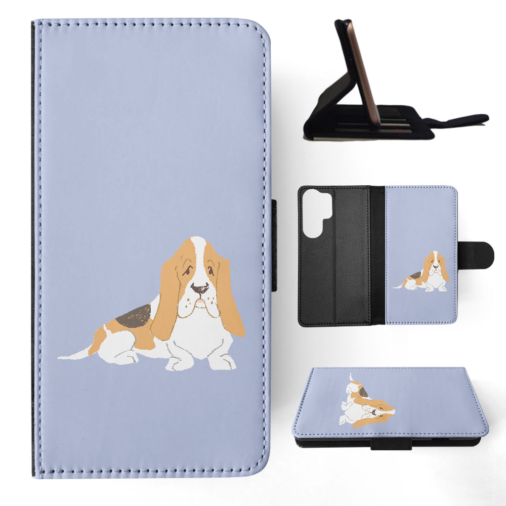 FLIP CASE FOR SAMSUNG GALAXY|BASSET HOUND DOG 2 - Picture 21 of 120