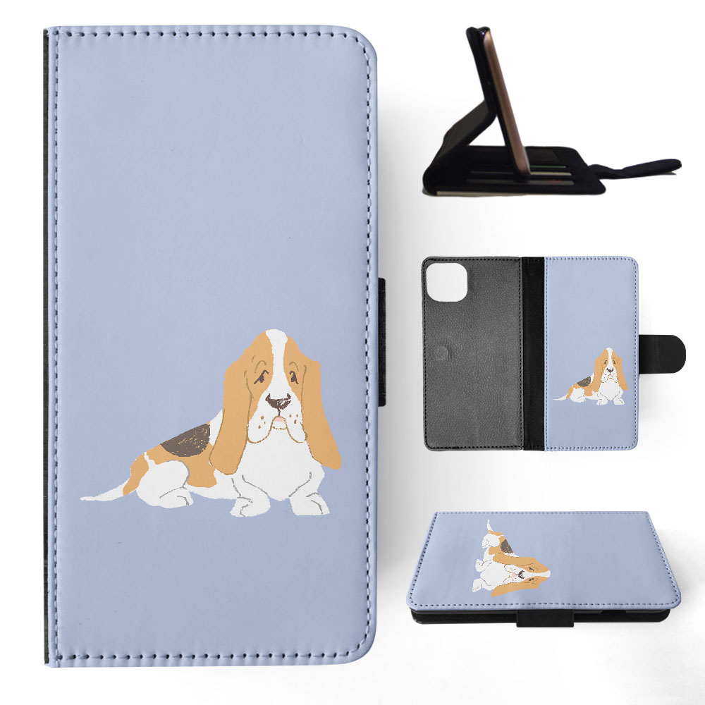 FLIP CASE FOR APPLE IPHONE|BASSET HOUND DOG 2 - Picture 36 of 193