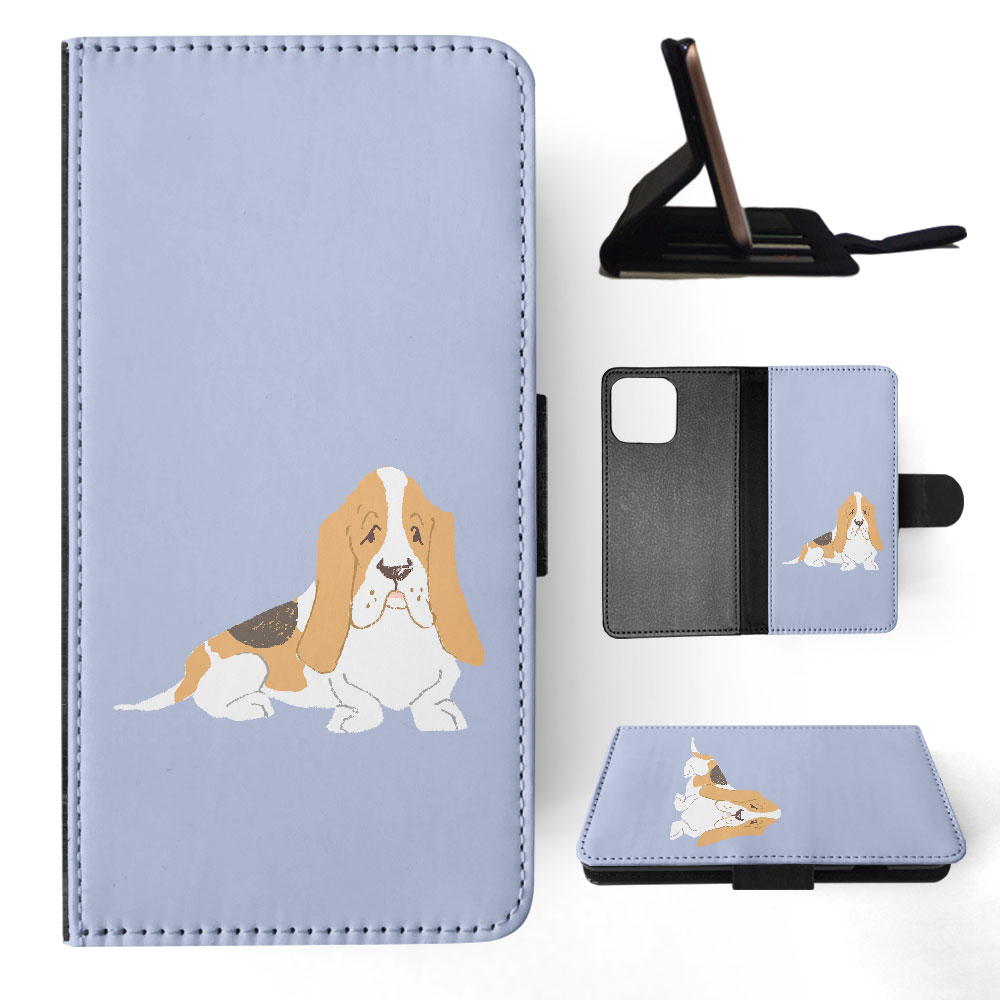 FLIP CASE FOR APPLE IPHONE|BASSET HOUND DOG 2 - Picture 26 of 193