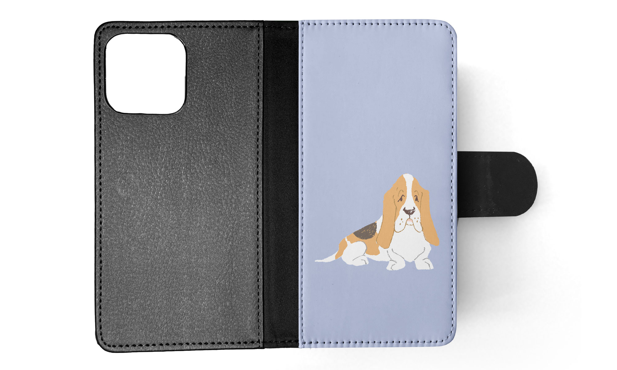FLIP CASE FOR APPLE IPHONE|BASSET HOUND DOG 2 - Picture 29 of 193