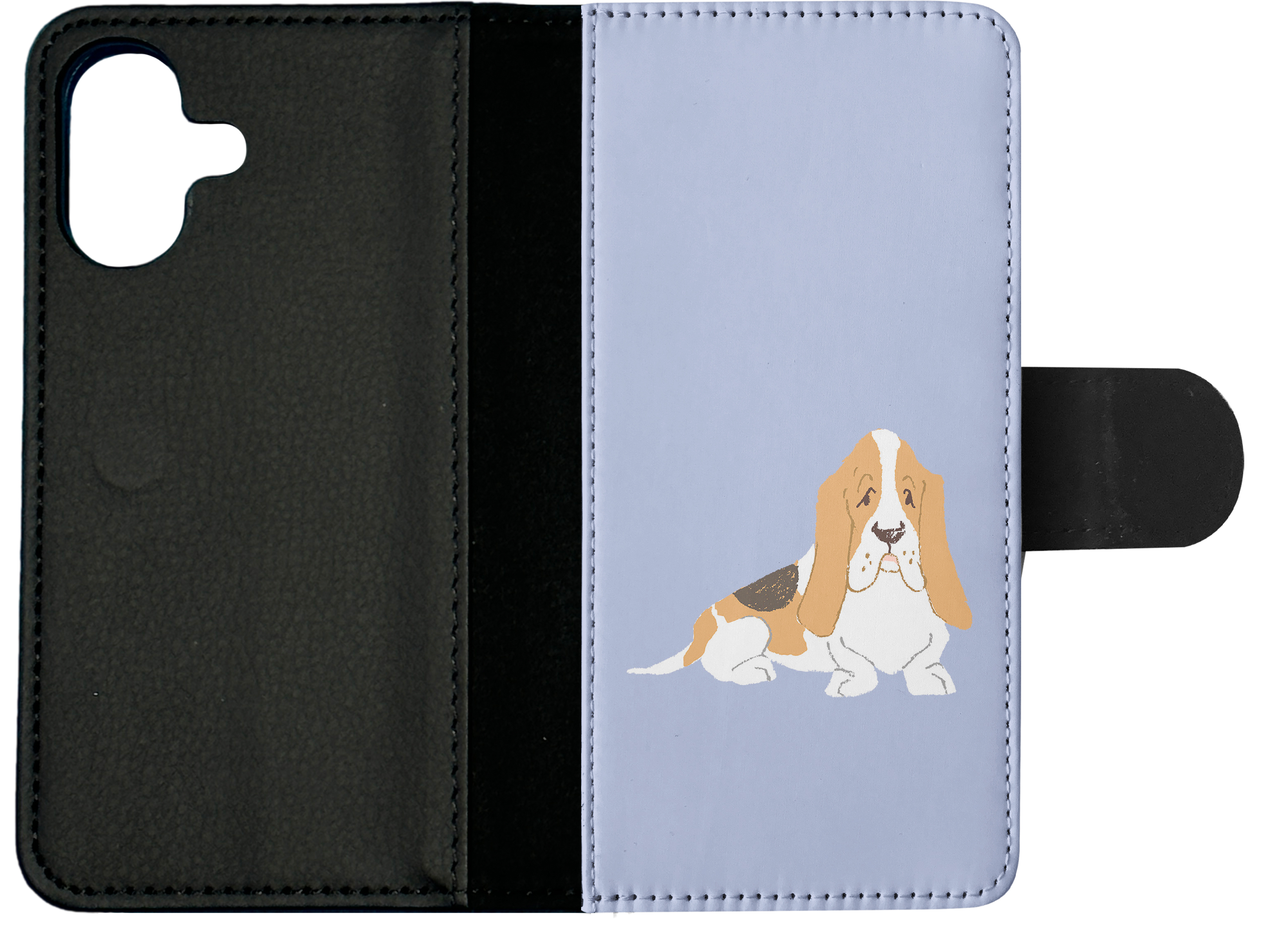 FLIP CASE FOR APPLE IPHONE|BASSET HOUND DOG 2 - Picture 24 of 193