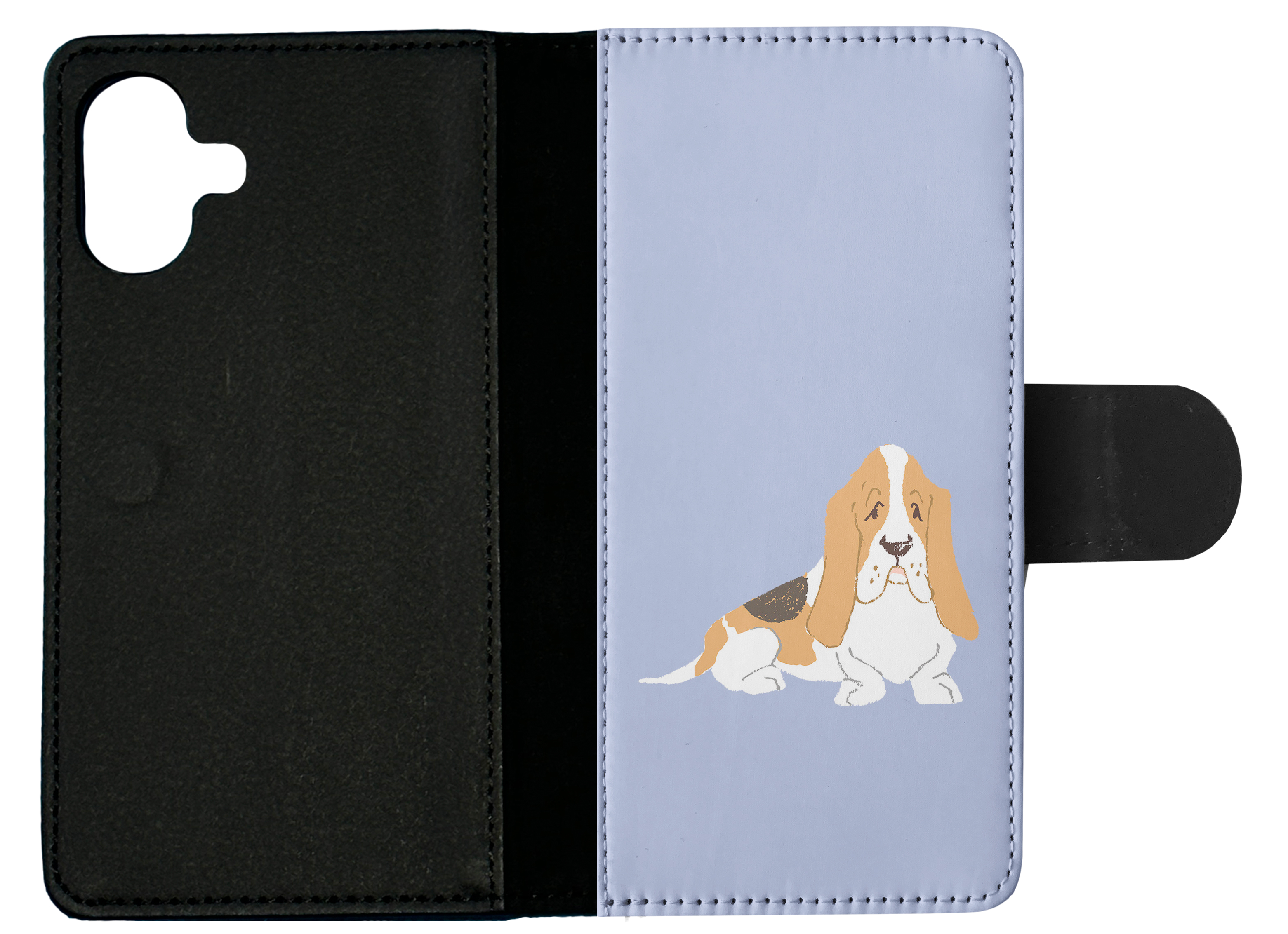 FLIP CASE FOR APPLE IPHONE|BASSET HOUND DOG 2 - Picture 19 of 193