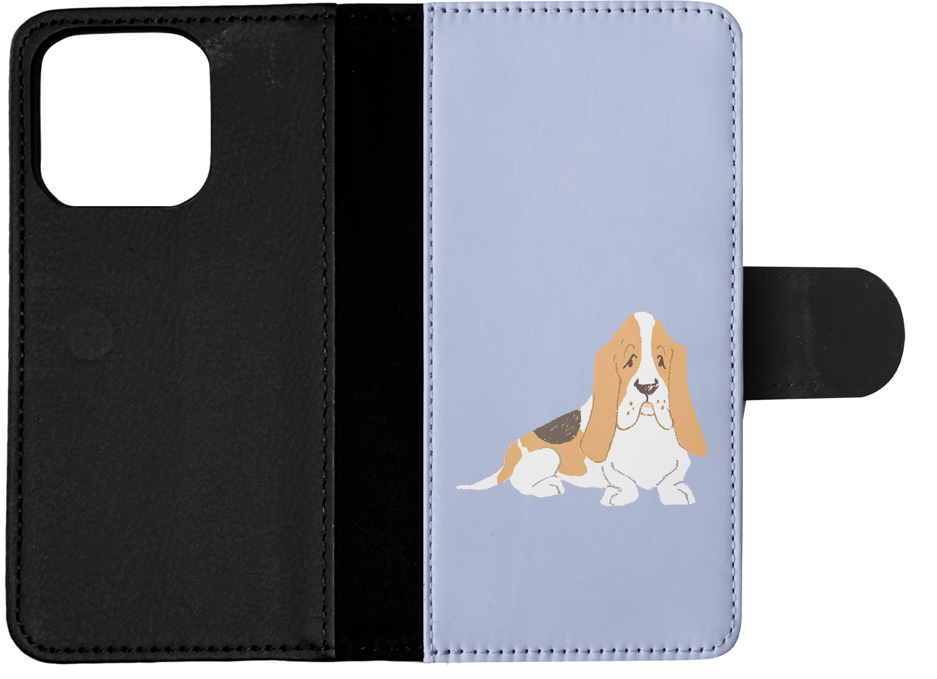 FLIP CASE FOR APPLE IPHONE|BASSET HOUND DOG 2 - Picture 14 of 193