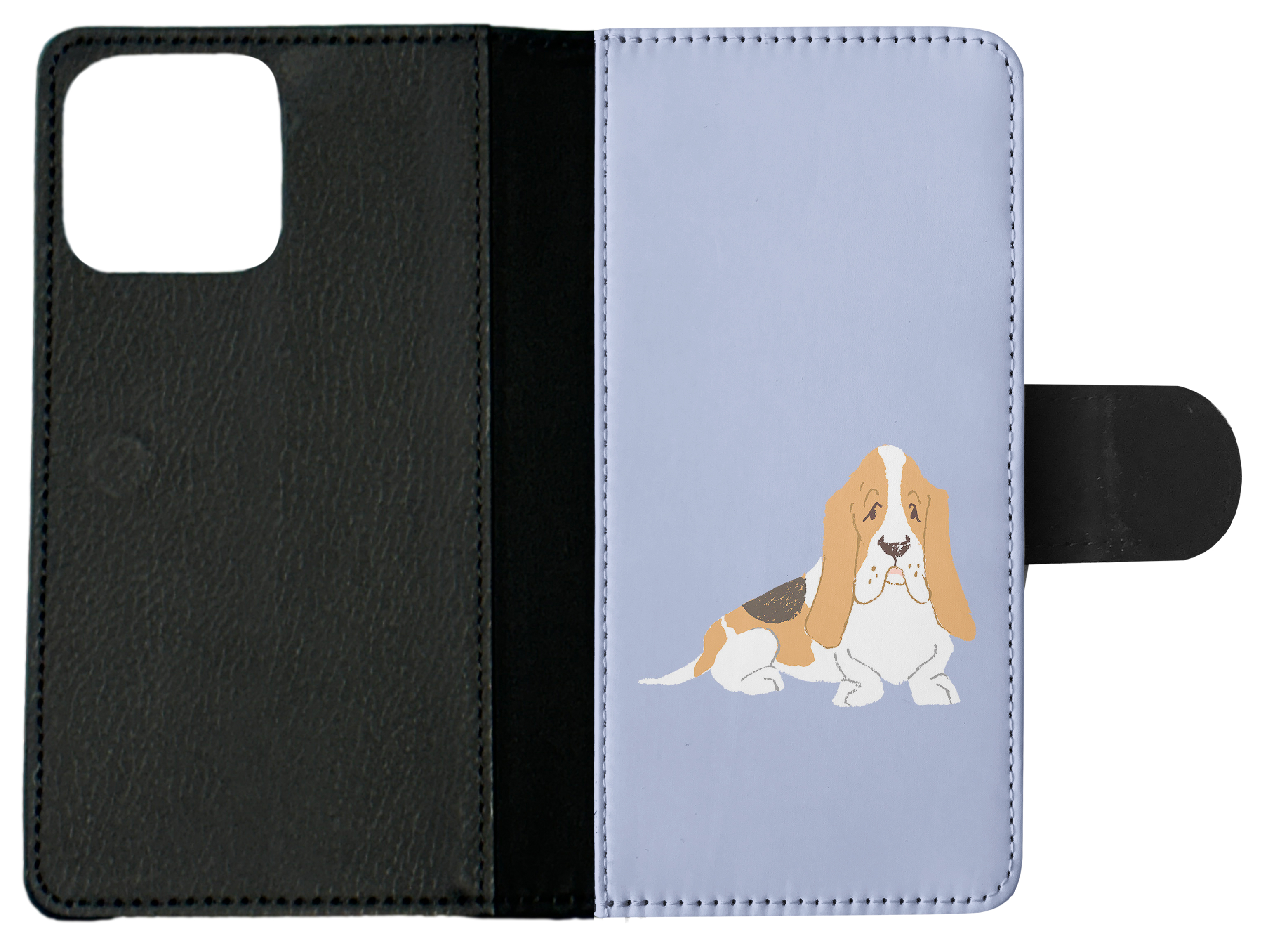 FLIP CASE FOR APPLE IPHONE|BASSET HOUND DOG 2 - Picture 9 of 193