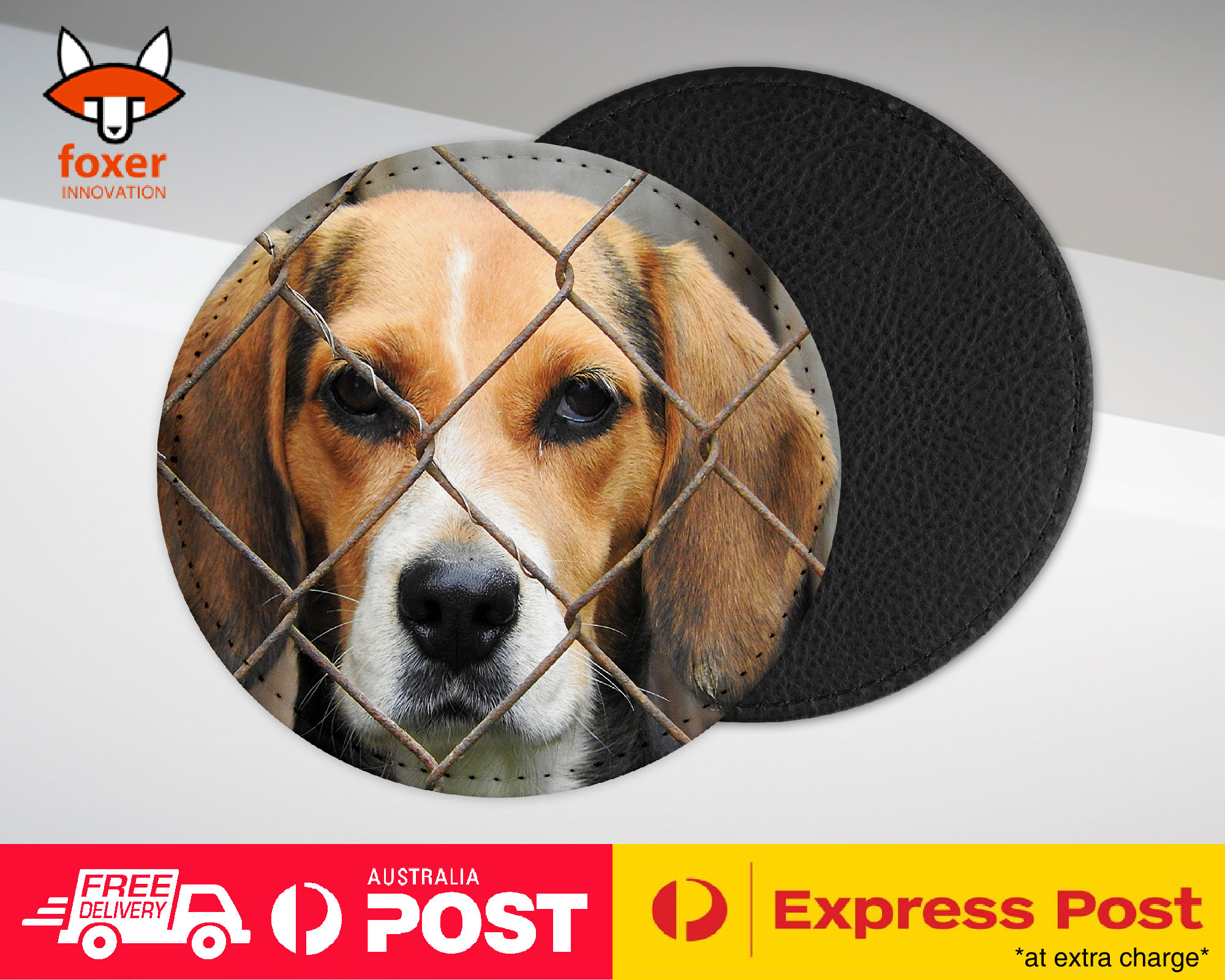 COASTER COFFEE DRINKING MAT|BEAGLE DOG 6