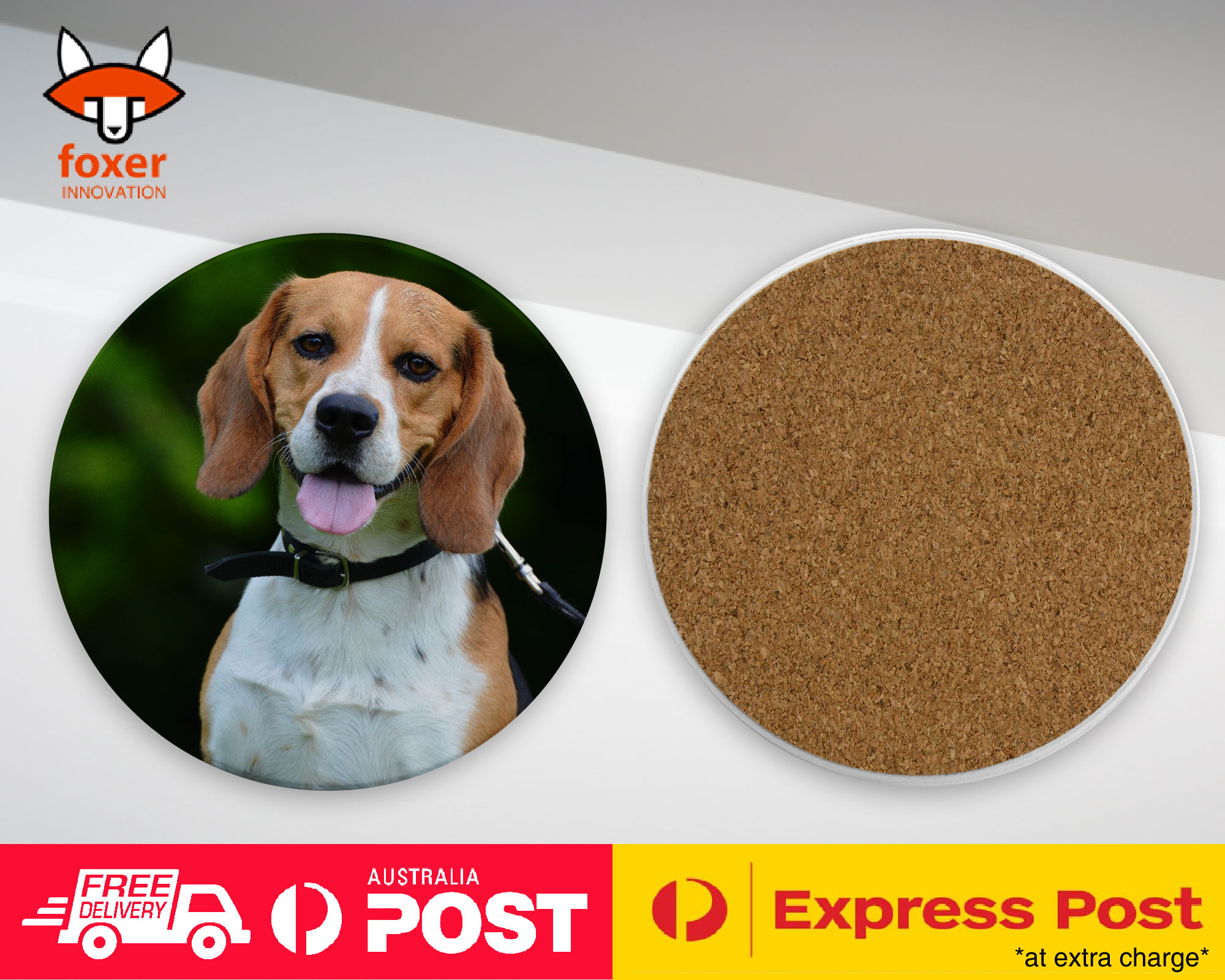COASTER COFFEE DRINKING MAT|BEAGLE DOG 7