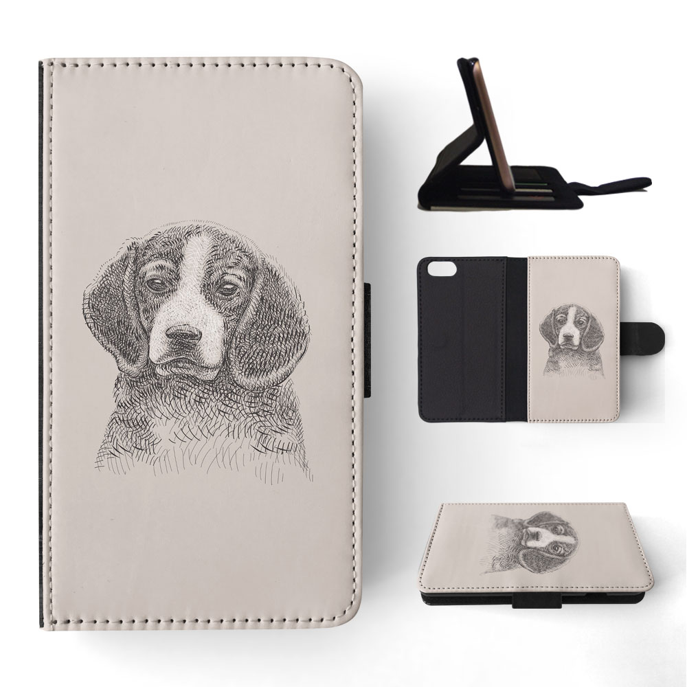 FLIP CASE FOR APPLE IPHONE|BEAGLE DOG 8 - Picture 169 of 193