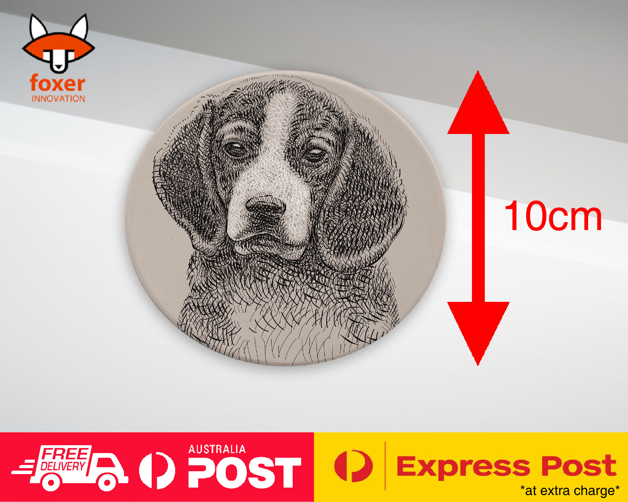COASTER COFFEE DRINKING MAT|BEAGLE DOG 8