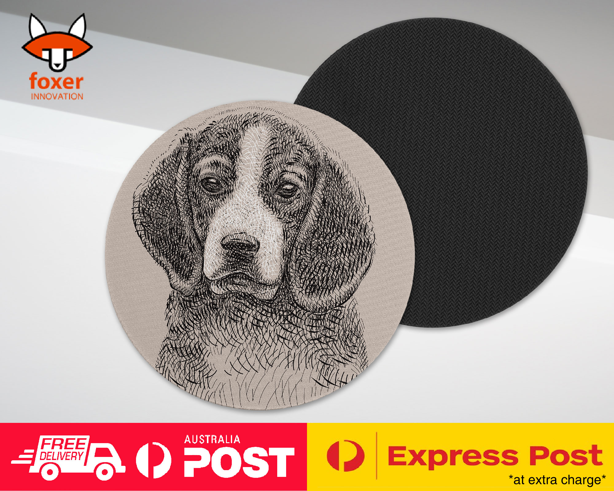 COASTER COFFEE DRINKING MAT|BEAGLE DOG 8