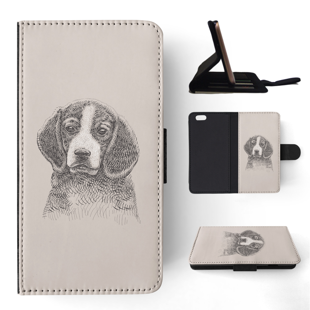 FLIP CASE FOR APPLE IPHONE|BEAGLE DOG 8 - Picture 159 of 193